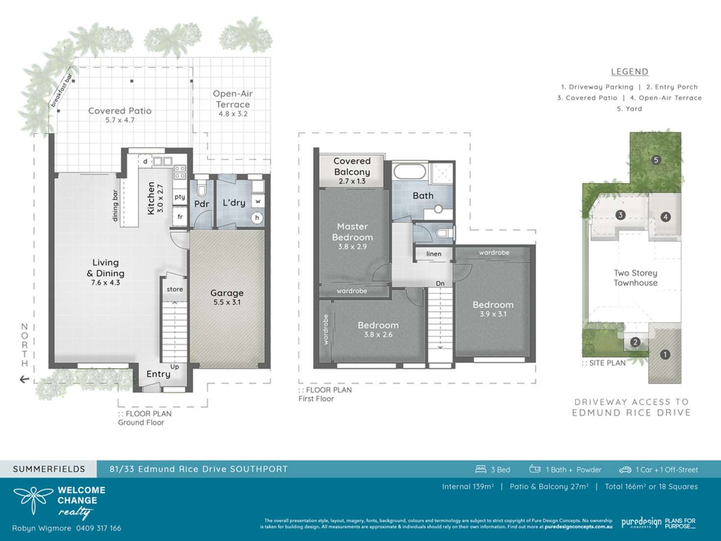 Floorplan of Homely townhouse listing, 81/33 Edmund Rice Drive, Southport QLD 4215