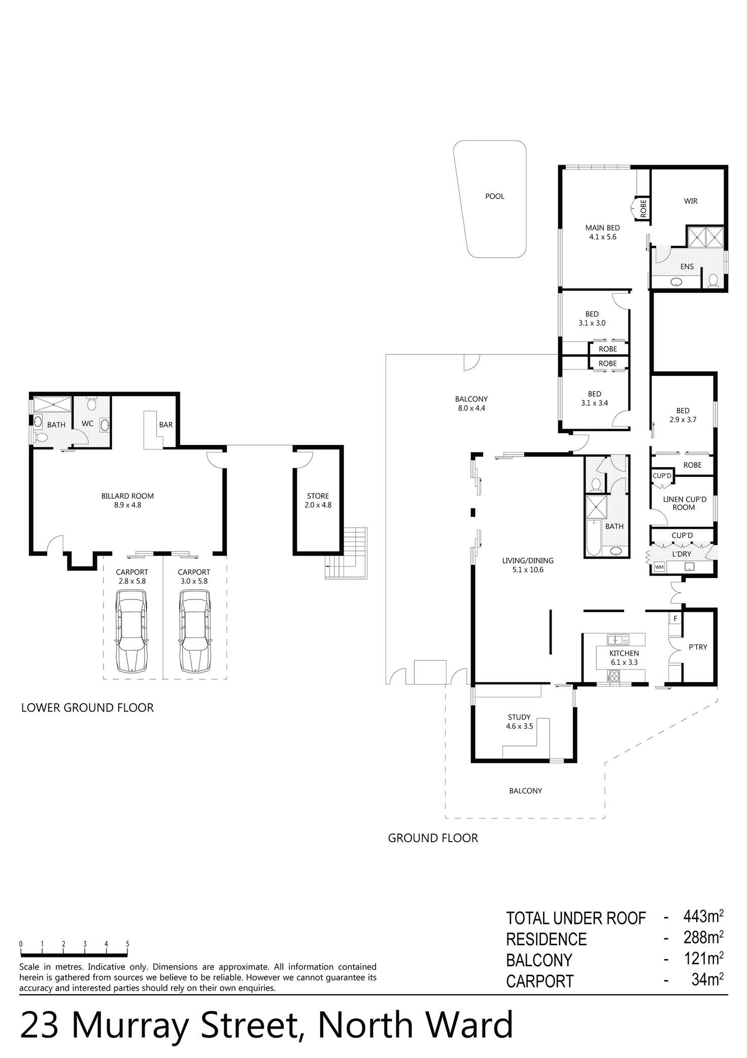 Floorplan of Homely house listing, 23 Murray Street, North Ward QLD 4810