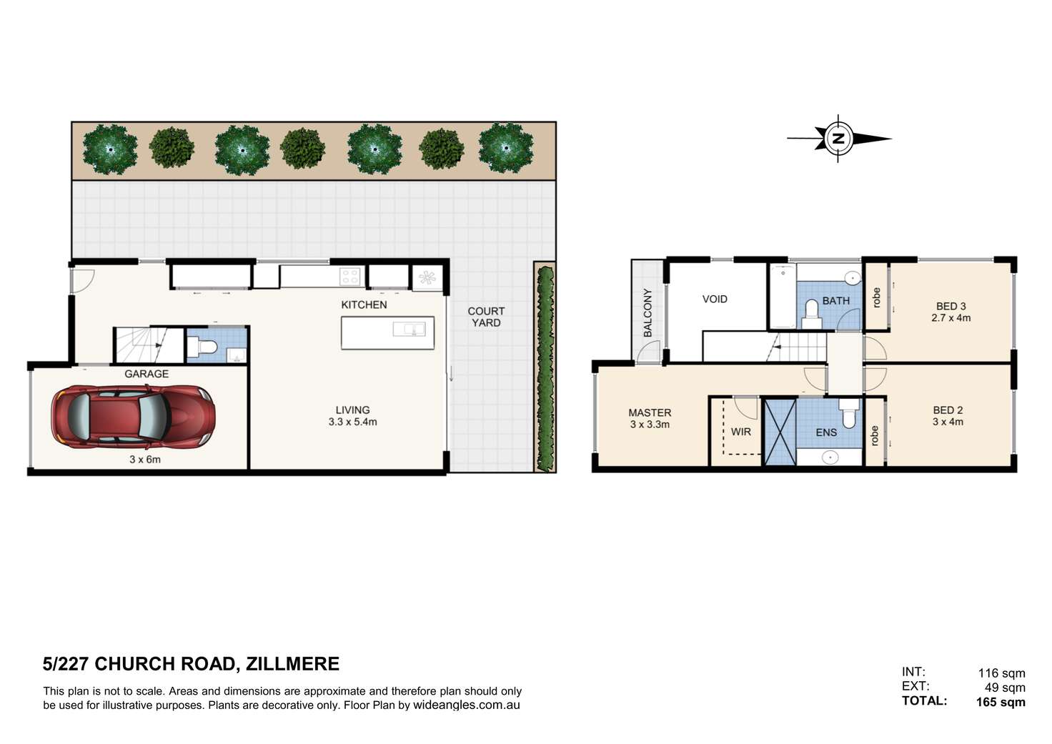 Floorplan of Homely townhouse listing, 5/117 Church Road, Zillmere QLD 4034