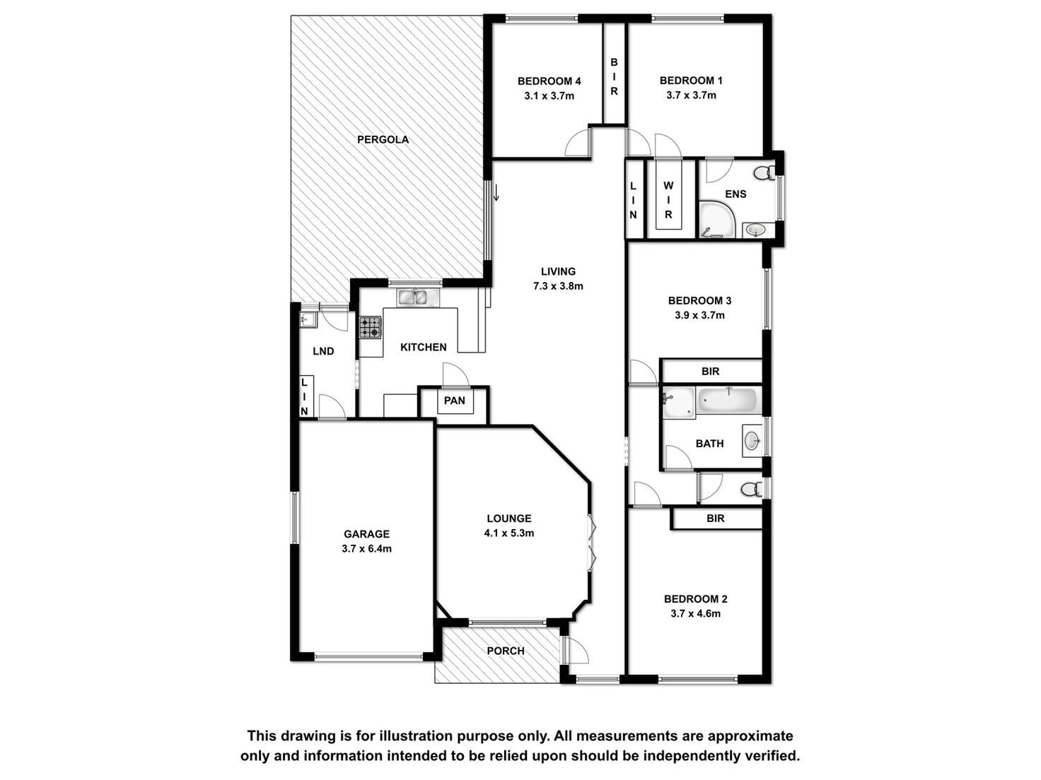 Floorplan of Homely house listing, 151 Wireless West Road, Mount Gambier SA 5290