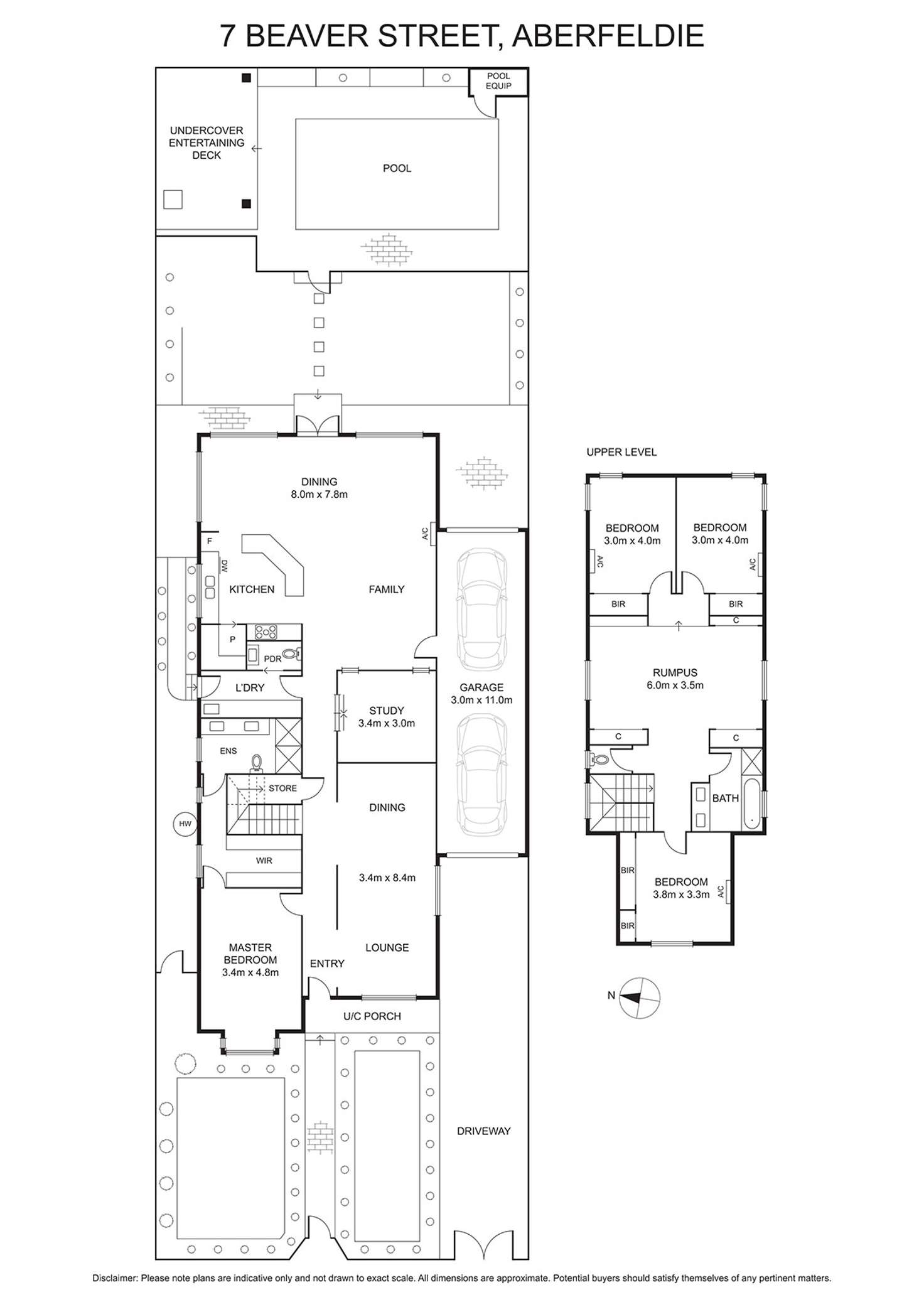 Floorplan of Homely house listing, 7 Beaver Street, Aberfeldie VIC 3040
