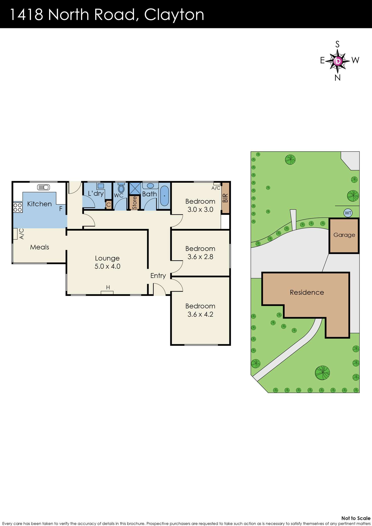 Floorplan of Homely house listing, 1418 North Road, Clayton VIC 3168