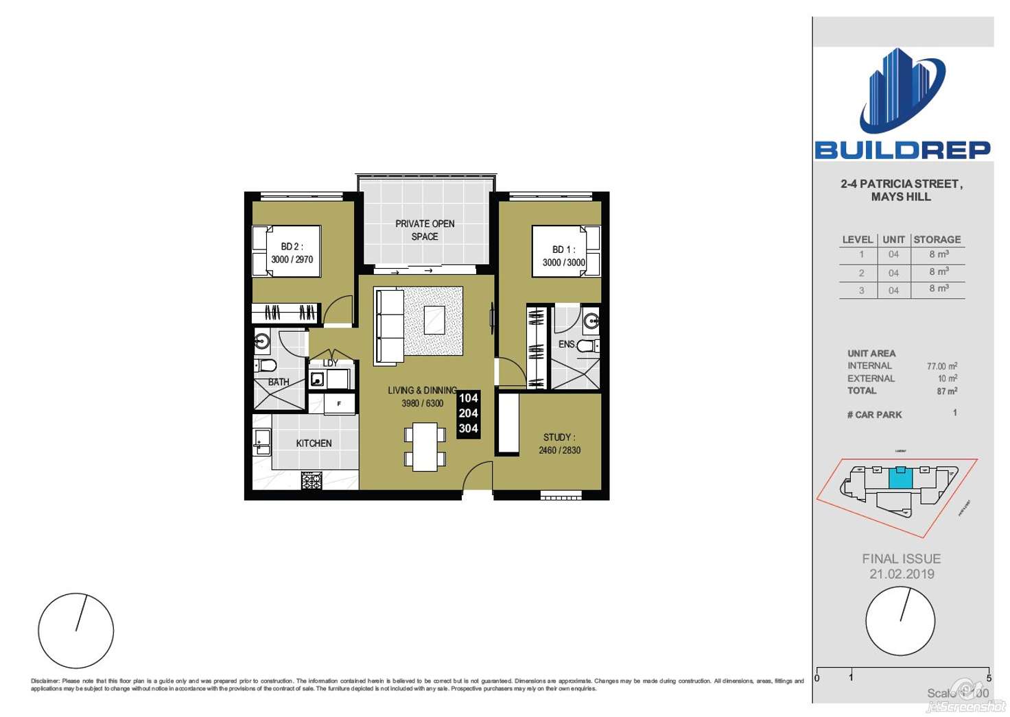 Floorplan of Homely apartment listing, 14/2-4 Patricia Street, Mays Hill NSW 2145