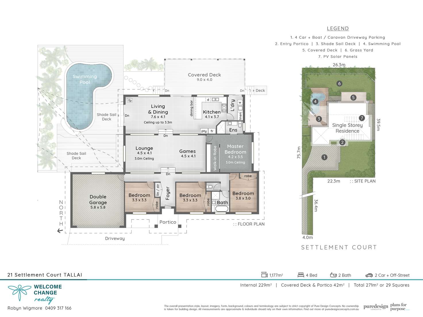 Floorplan of Homely house listing, 21 Settlement Court, Tallai QLD 4213