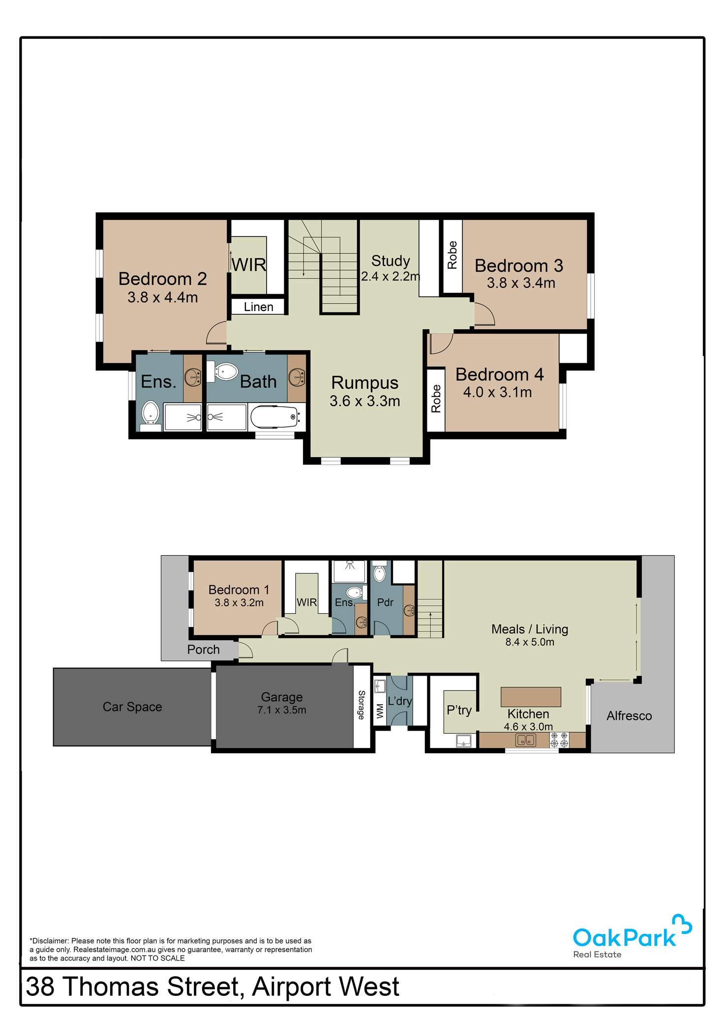 Floorplan of Homely house listing, 38 Thomas Street, Airport West VIC 3042
