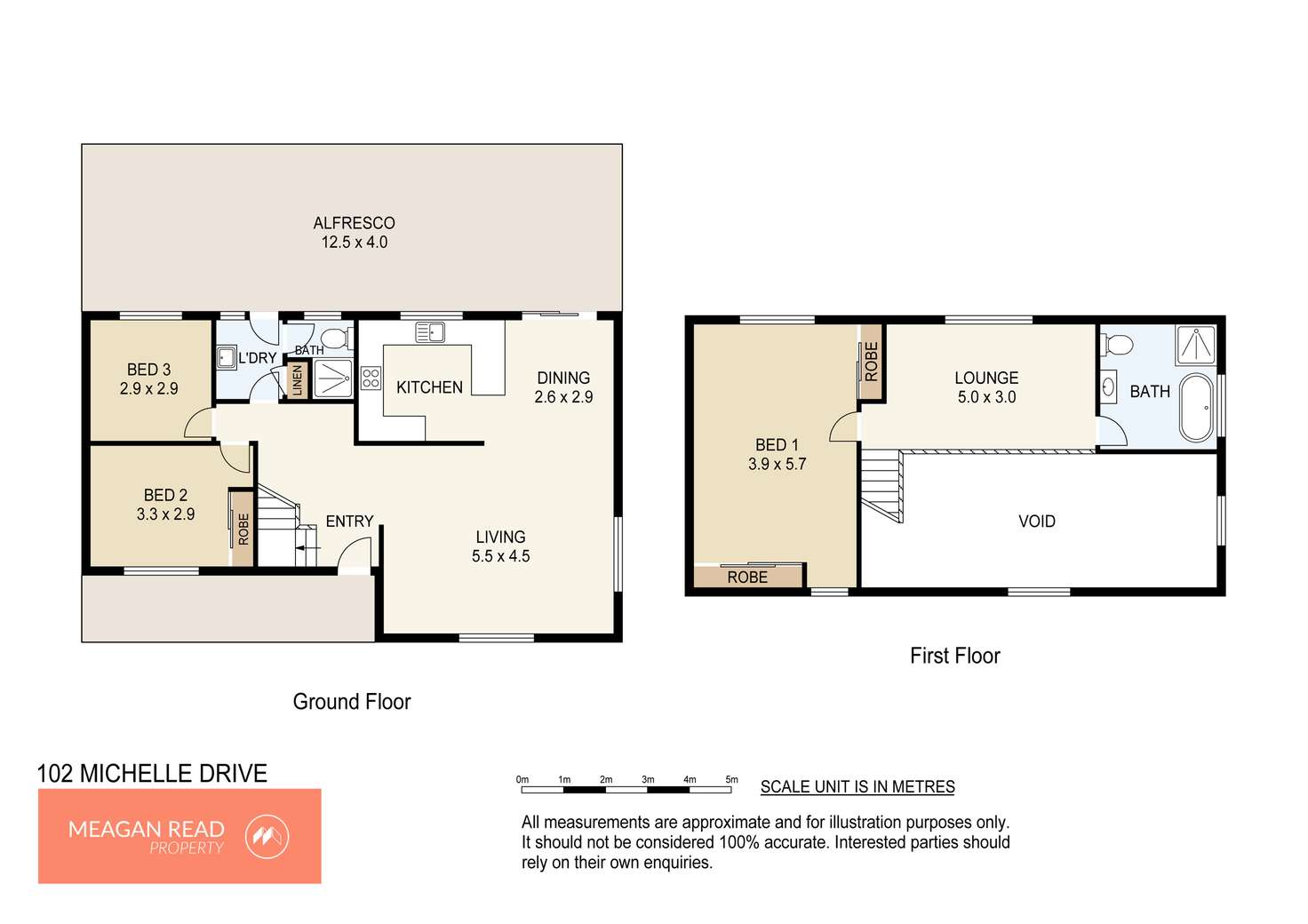 Floorplan of Homely house listing, 102 Michelle Drive, Cedar Grove QLD 4285