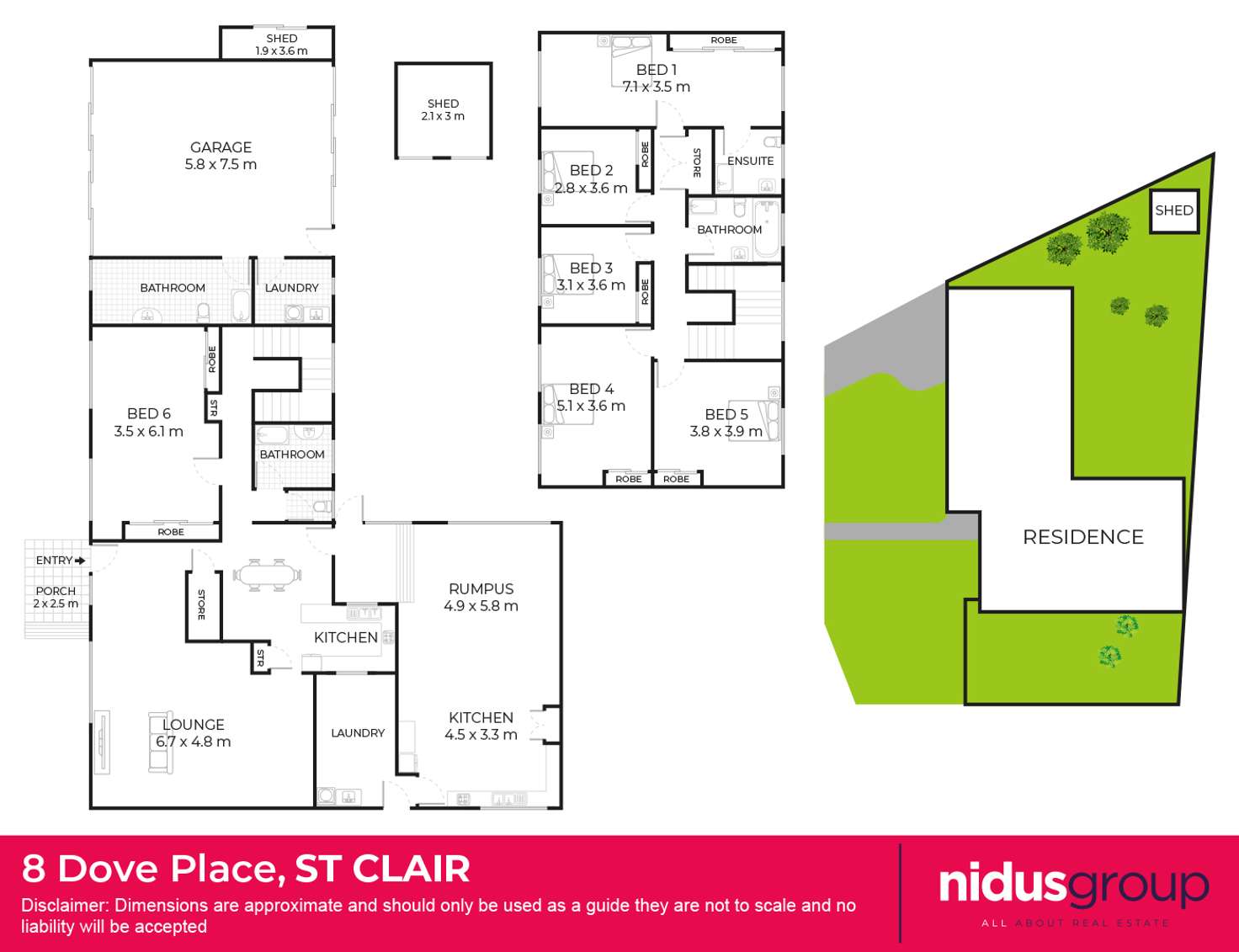 Floorplan of Homely house listing, 8 Dove Place, St Clair NSW 2759