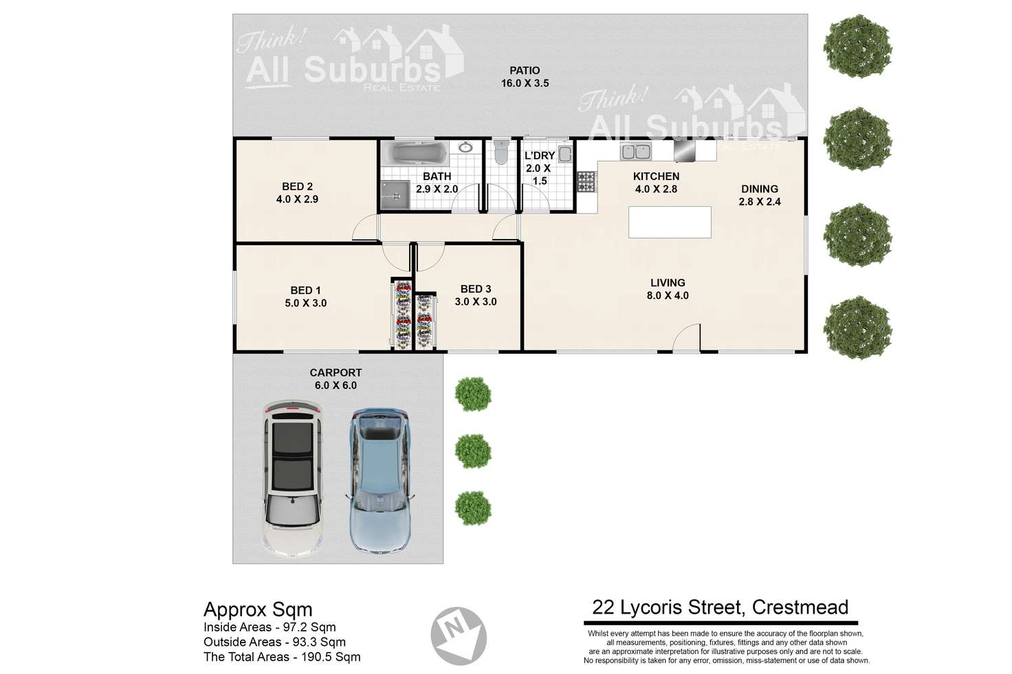 Floorplan of Homely house listing, 22 Lycoris Street, Crestmead QLD 4132