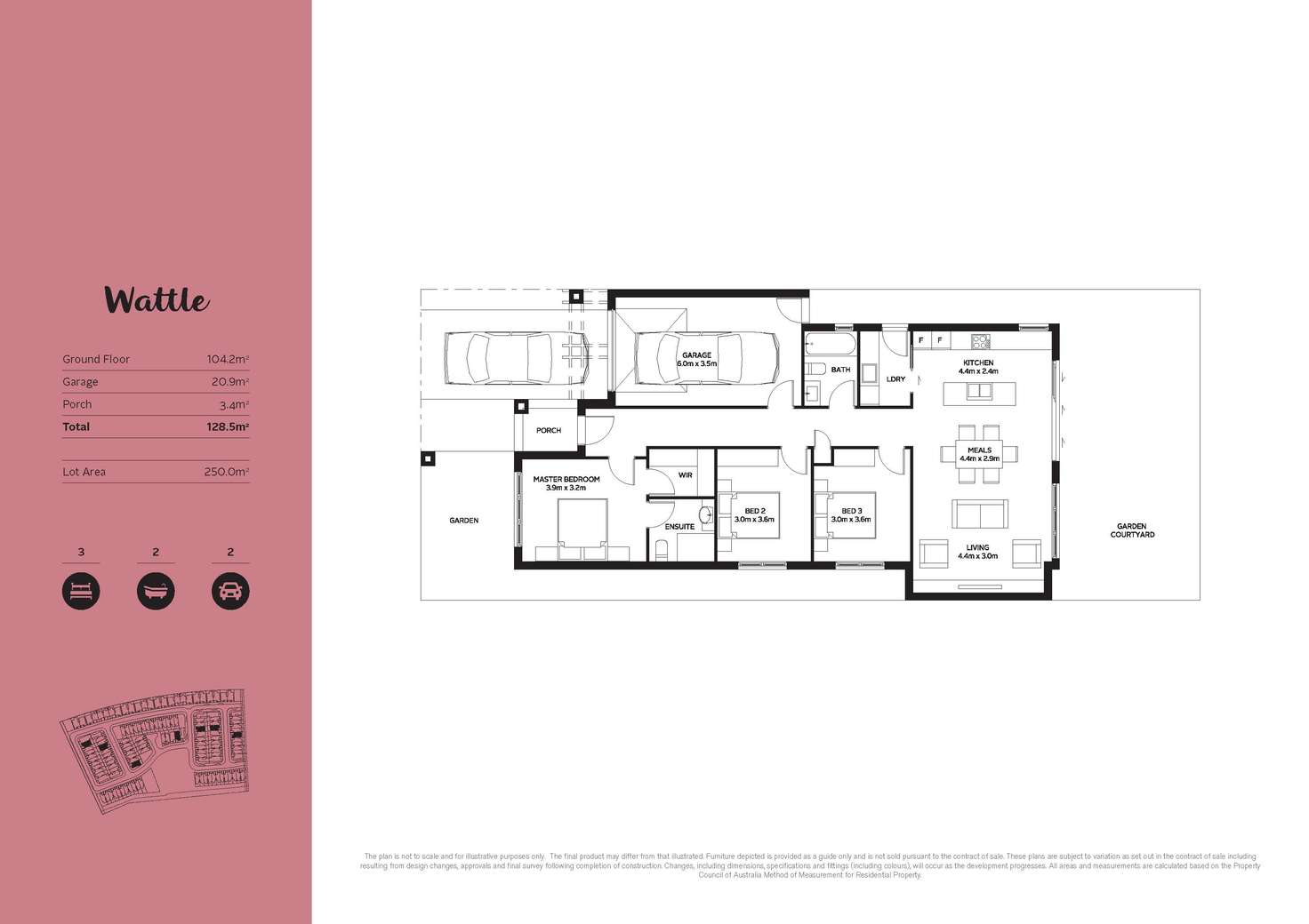 Floorplan of Homely house listing, Lot 124/96S Centre Road, Narre Warren VIC 3805