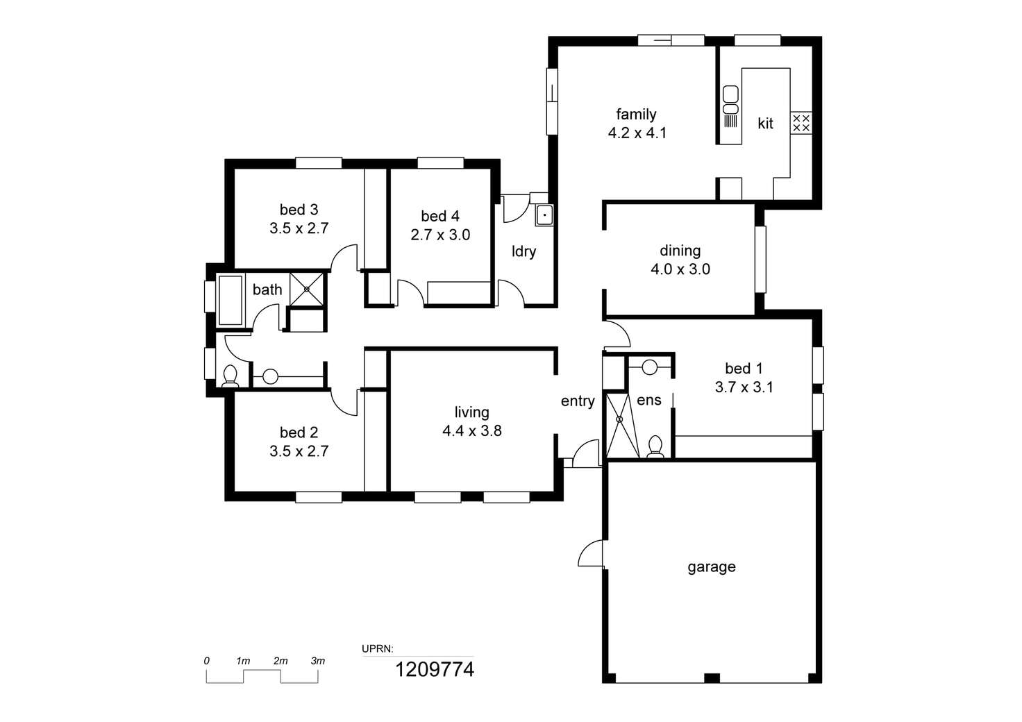 Floorplan of Homely house listing, 5 Jan Place, Quakers Hill NSW 2763