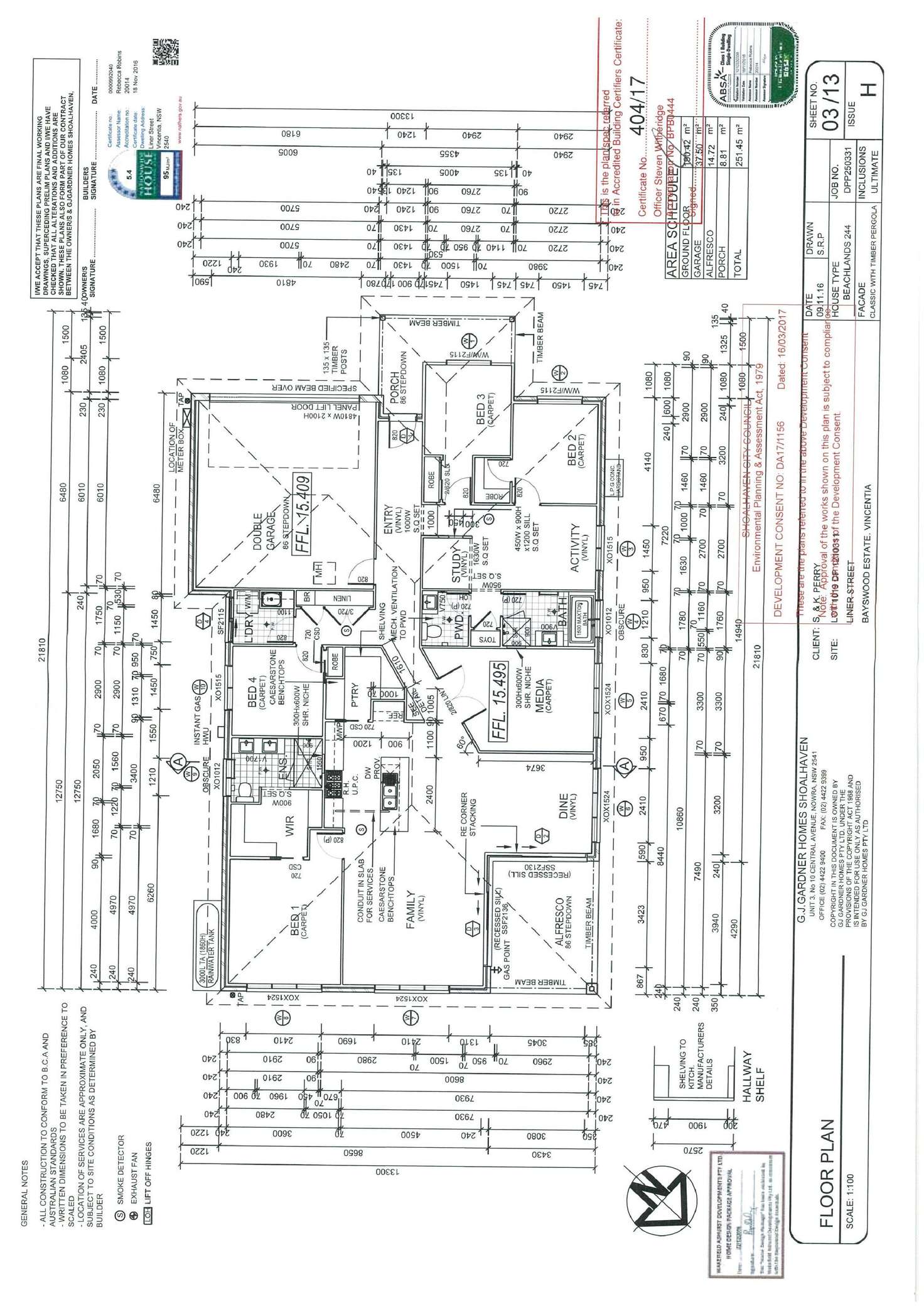 Floorplan of Homely house listing, 6 Liner Street, Vincentia NSW 2540