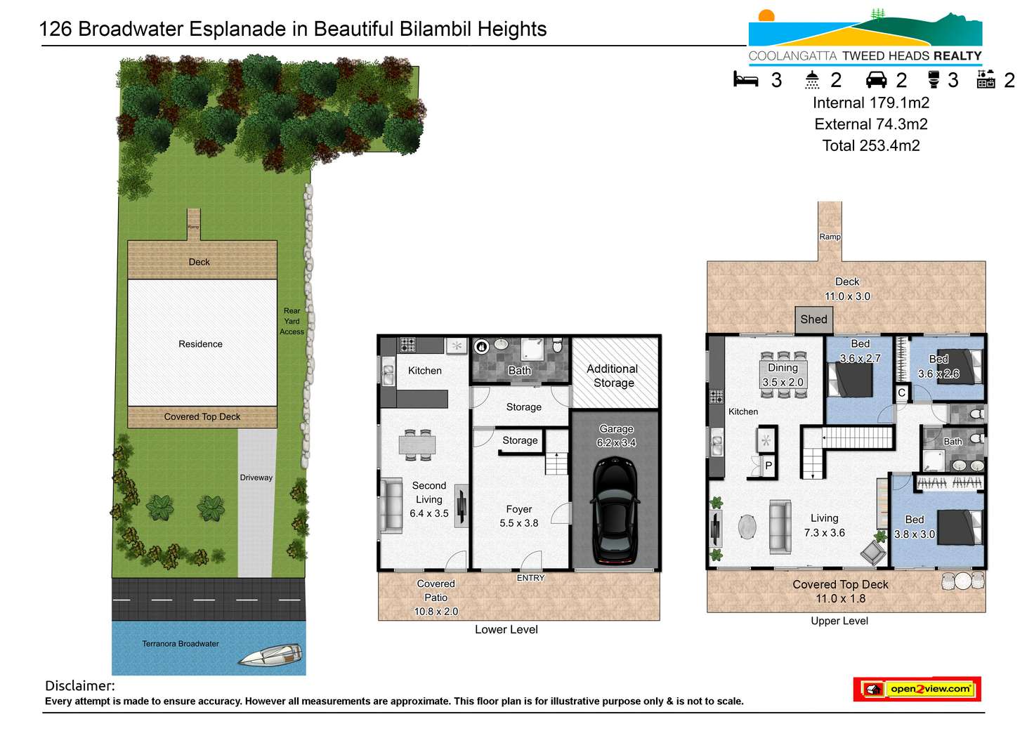 Floorplan of Homely house listing, 126 Broadwater Esplanade, Bilambil Heights NSW 2486