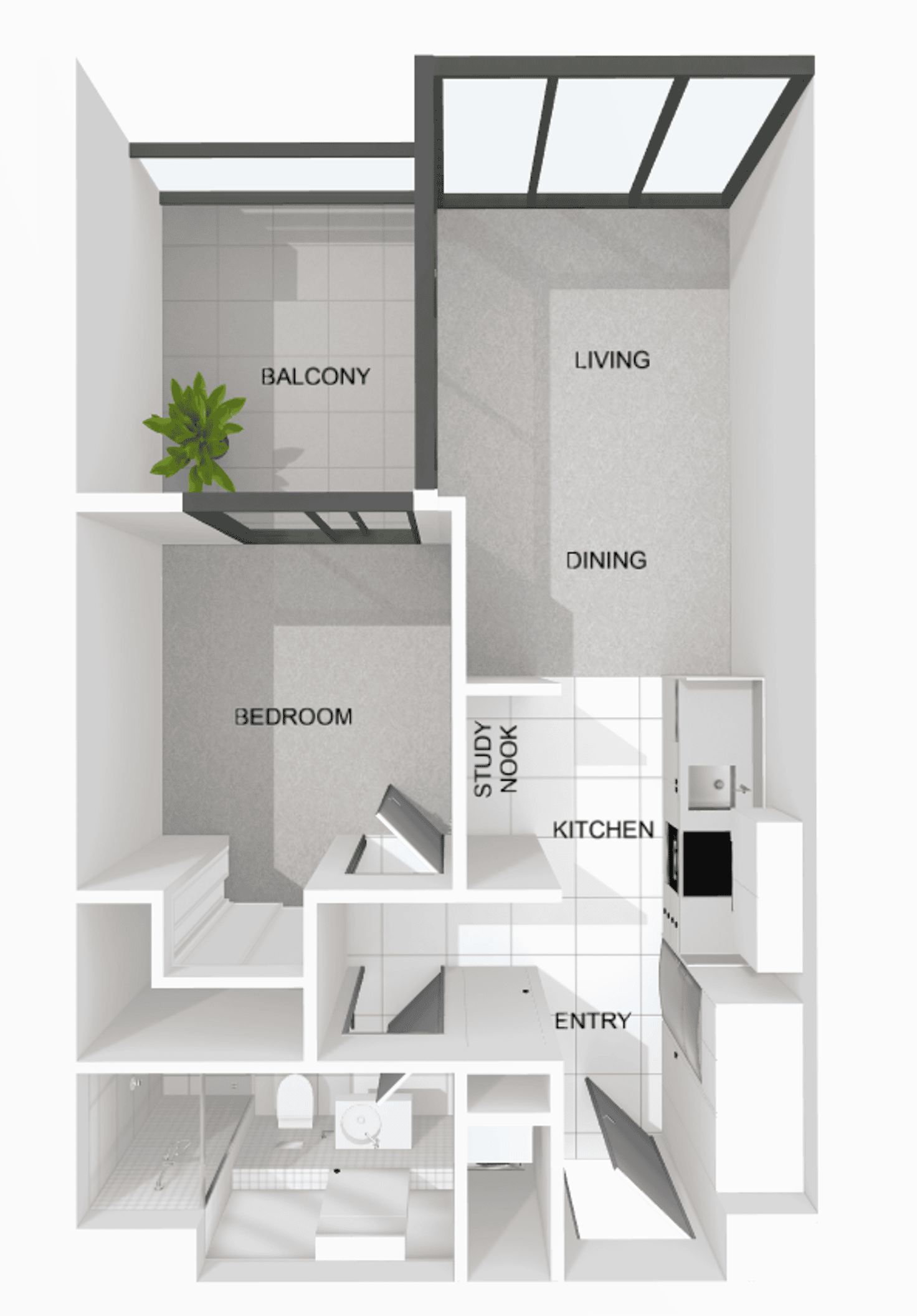 Floorplan of Homely apartment listing, 402/4 Grazier Lane belconnen ACT 2617, Belconnen ACT 2617