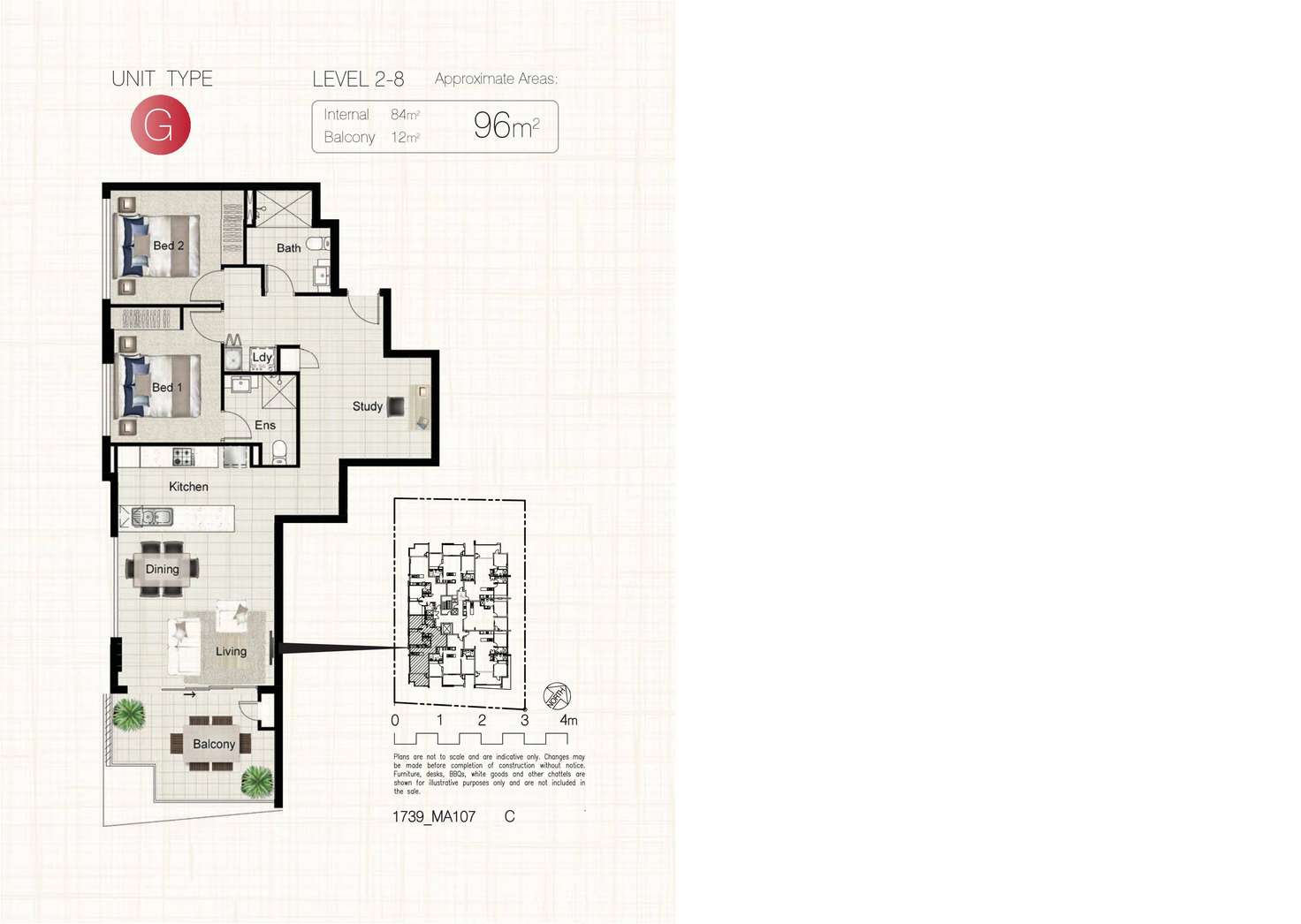 Floorplan of Homely apartment listing, 706/40 Mascar Street, Upper Mount Gravatt QLD 4122