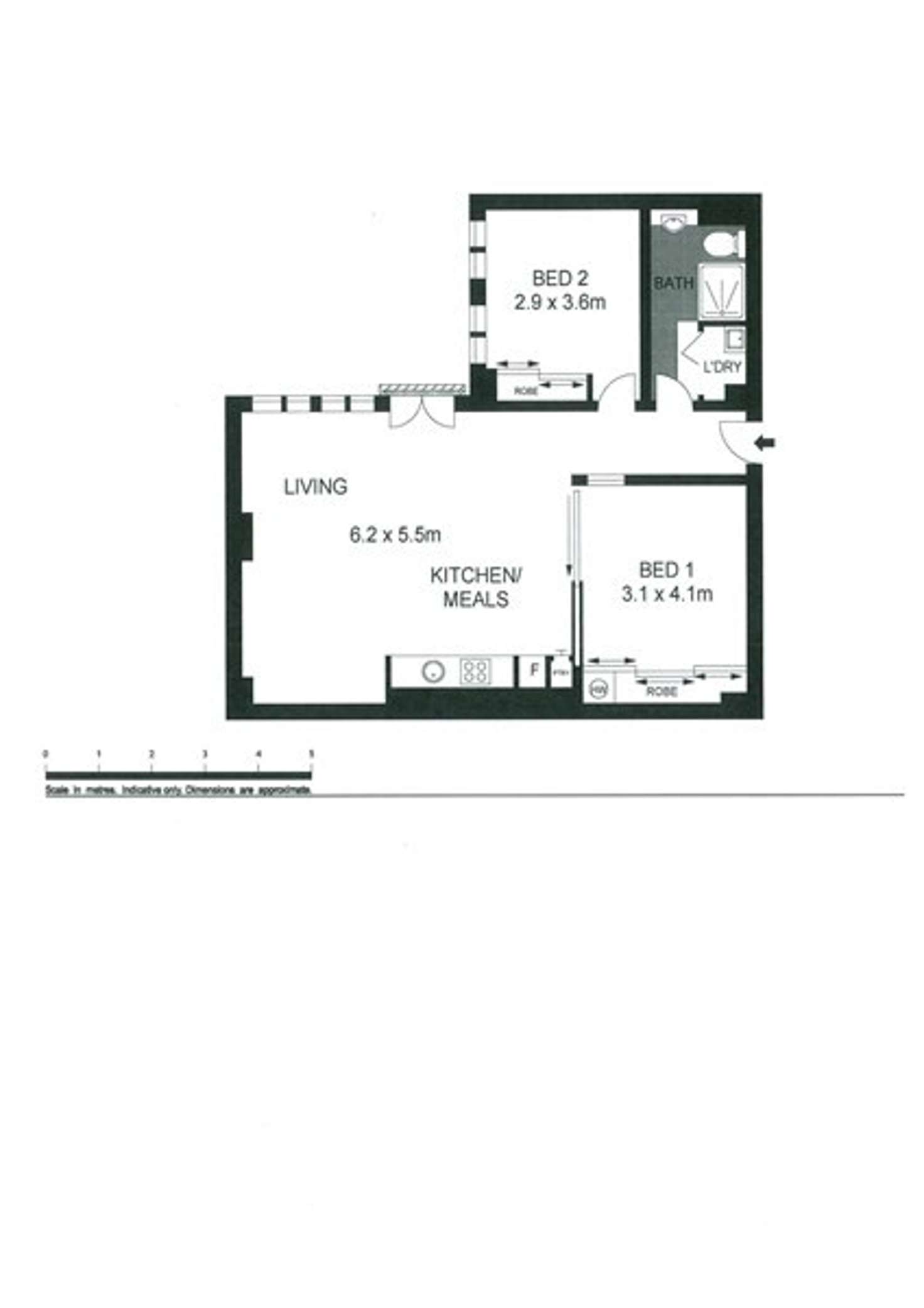 Floorplan of Homely apartment listing, 916/422 Collins Street, Melbourne VIC 3000