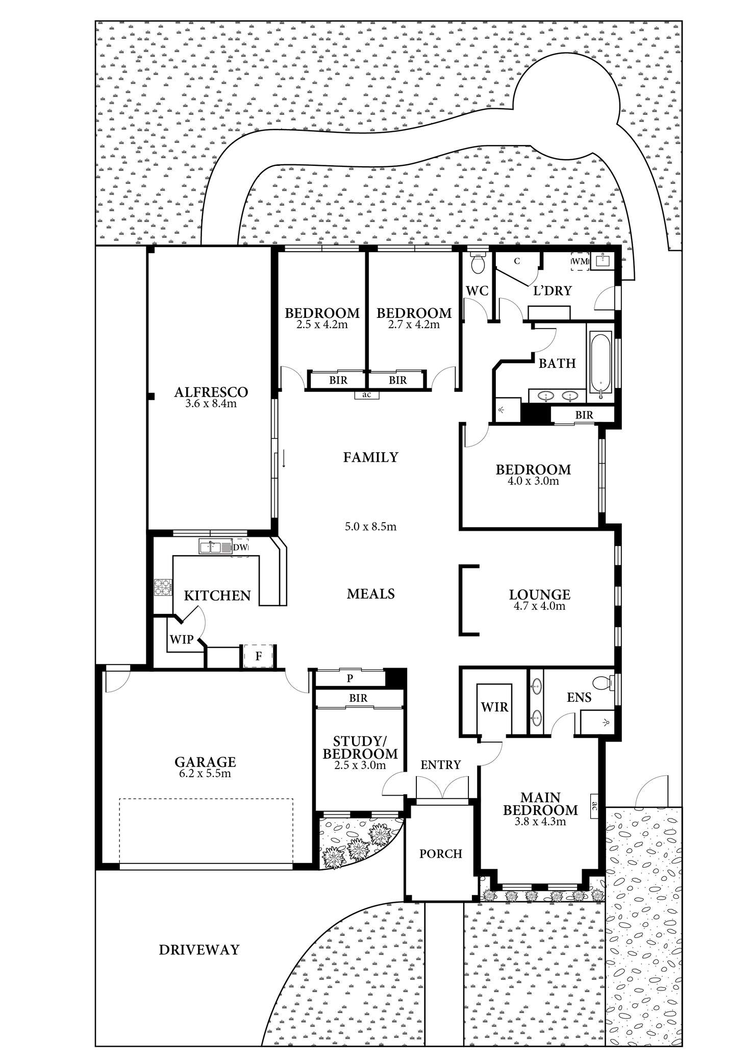 Floorplan of Homely house listing, 26 Counthan Terrace, Doreen VIC 3754
