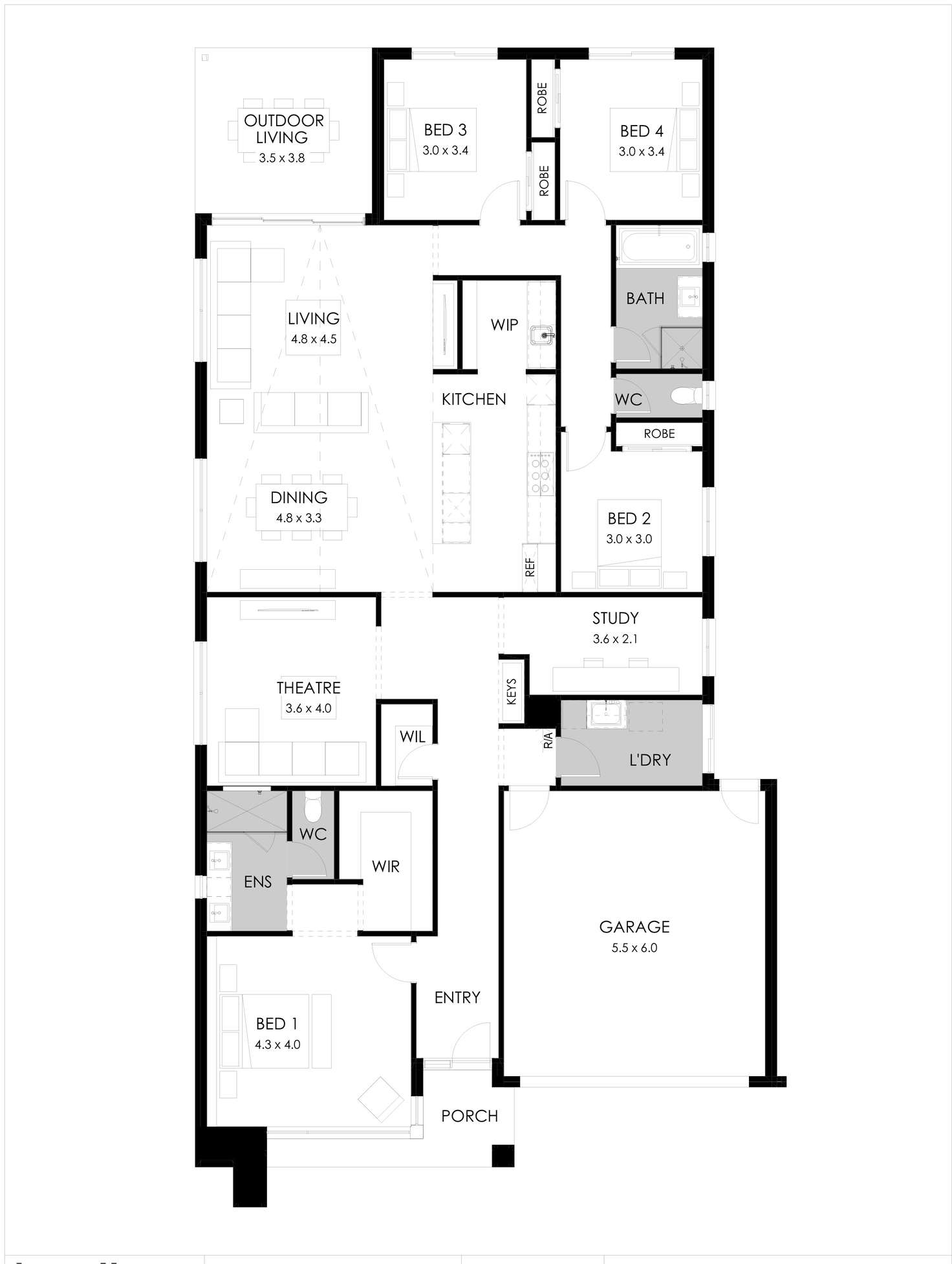 Floorplan of Homely house listing, Address available on request