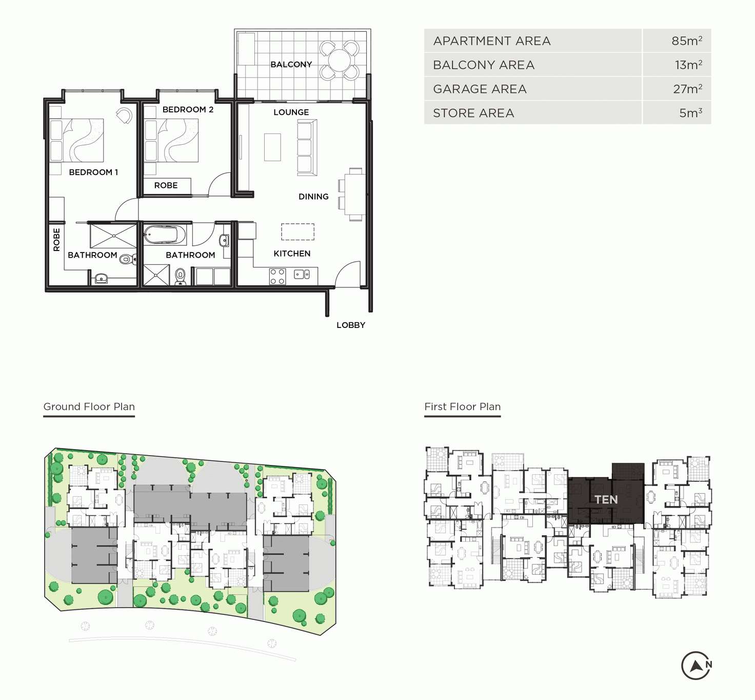 Floorplan of Homely apartment listing, Apt10/30B Ducal Parkway, Mernda VIC 3754