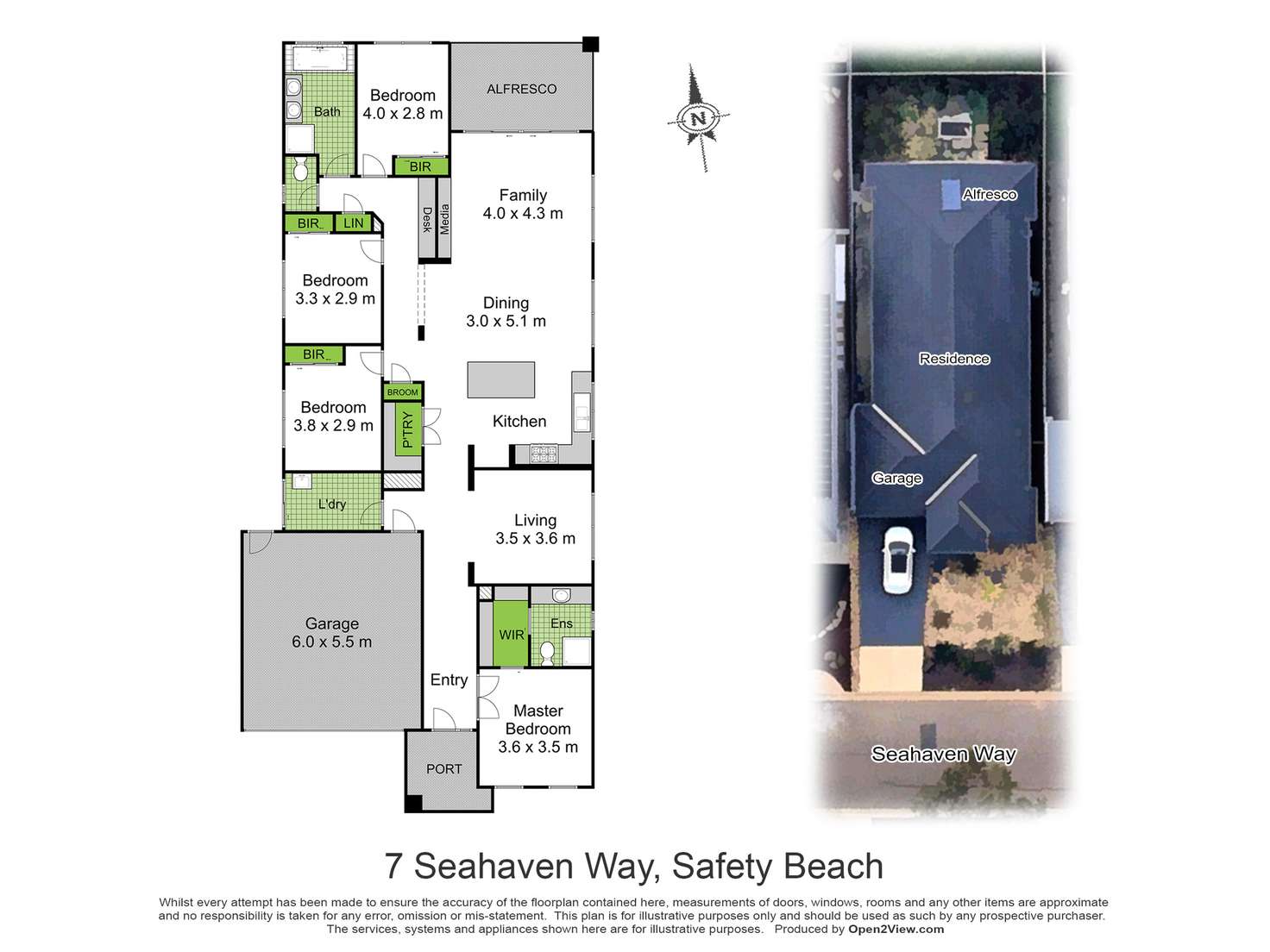 Floorplan of Homely house listing, 7 Seahaven Way, Safety Beach VIC 3936