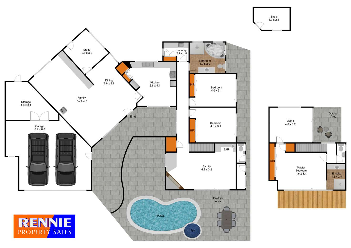 Floorplan of Homely house listing, 2 Valerie Court, Morwell VIC 3840