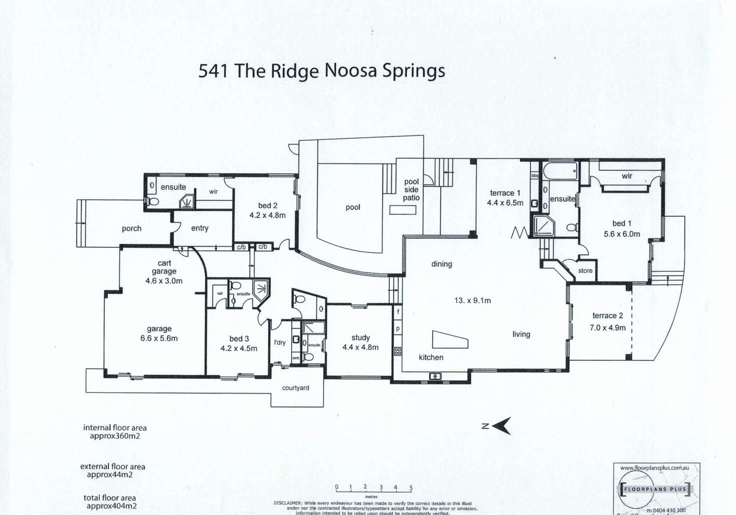 Floorplan of Homely house listing, 541/61 Noosa Springs Drive, Noosa Heads QLD 4567