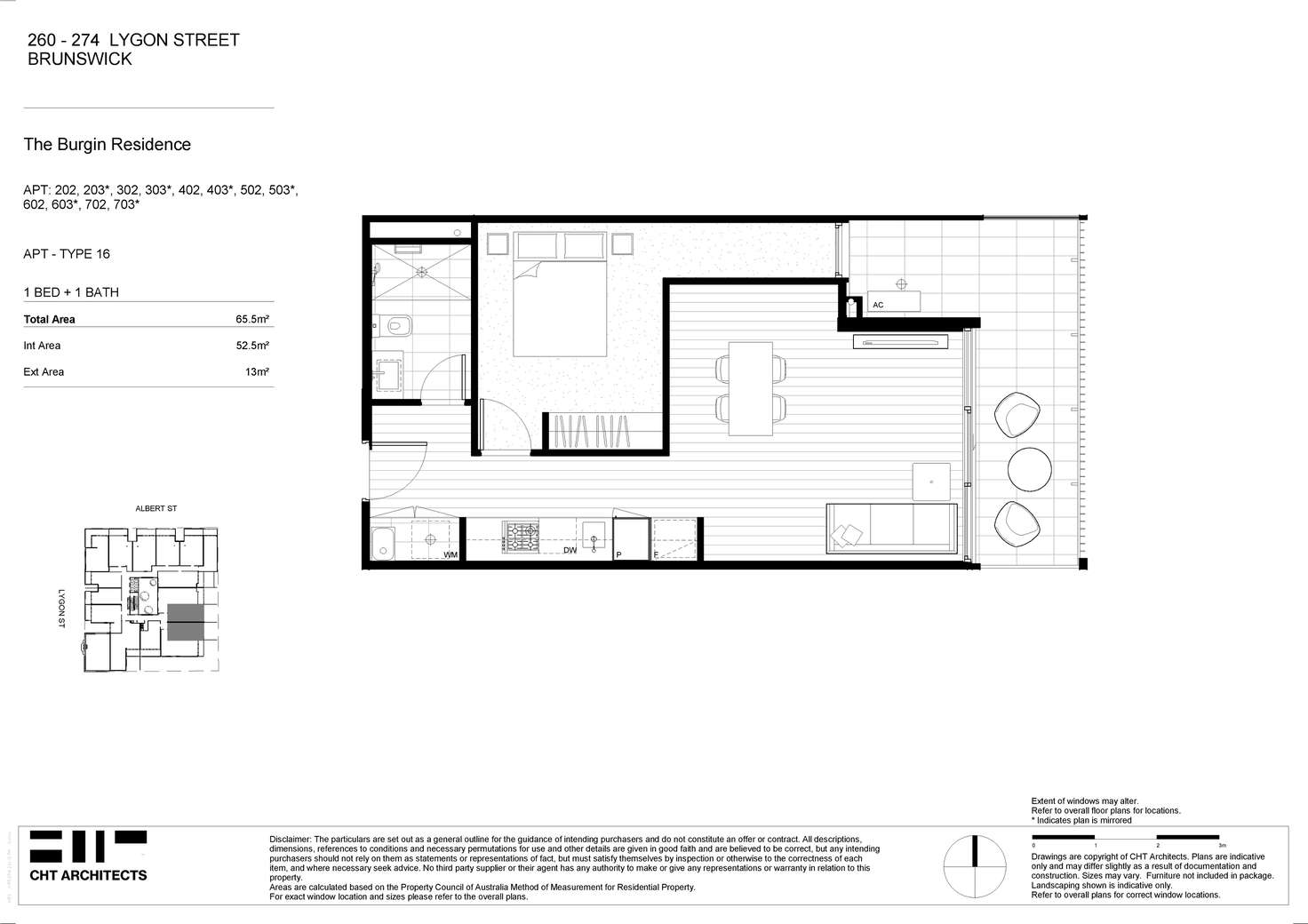 Floorplan of Homely apartment listing, 303/260-274 Lygon Street, Brunswick East VIC 3057