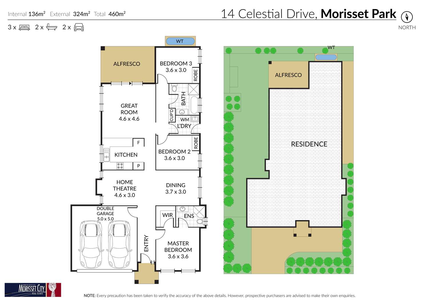 Floorplan of Homely house listing, 14 Celestial Drive, Morisset Park NSW 2264