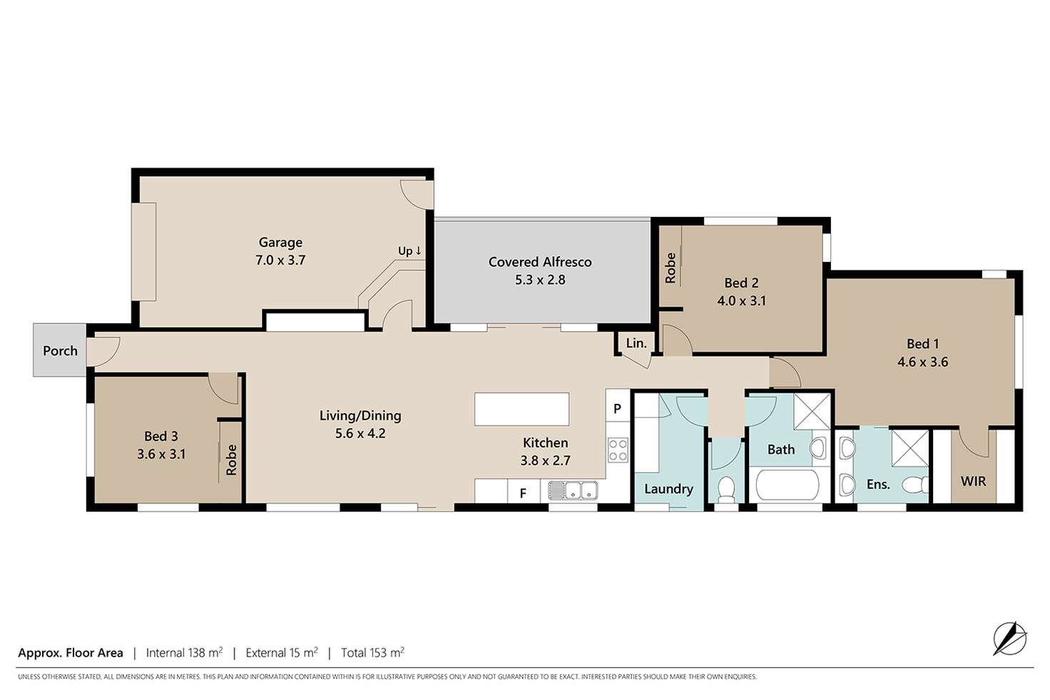Floorplan of Homely house listing, 5 Keppel Close, Springfield Lakes QLD 4300
