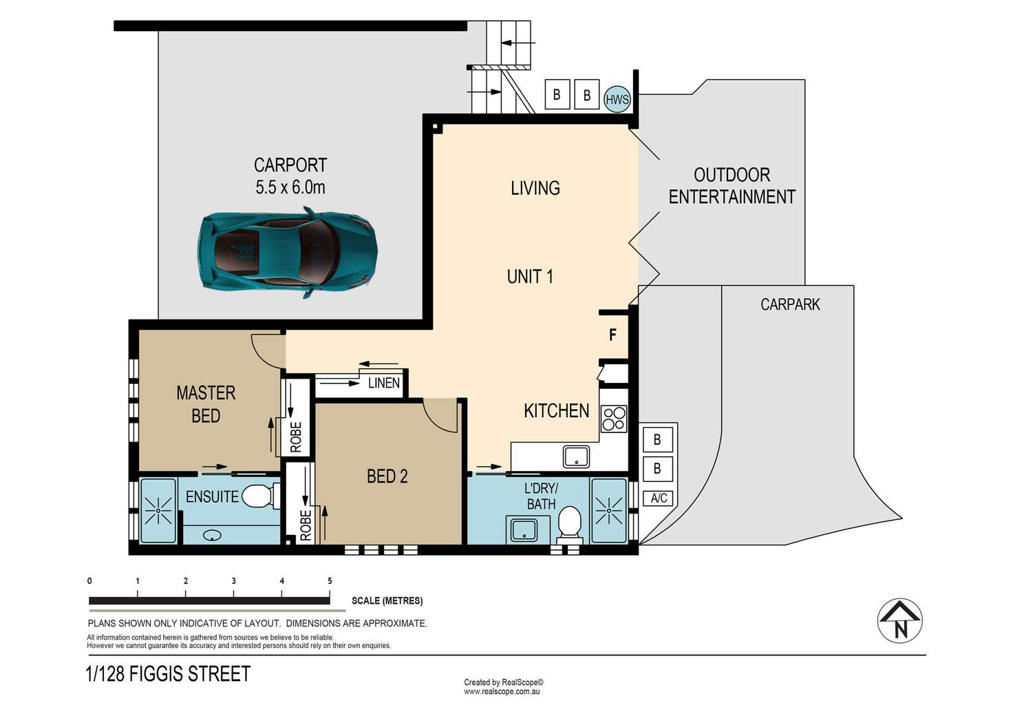 Floorplan of Homely apartment listing, 1/28 Figgis Street, Kedron QLD 4031