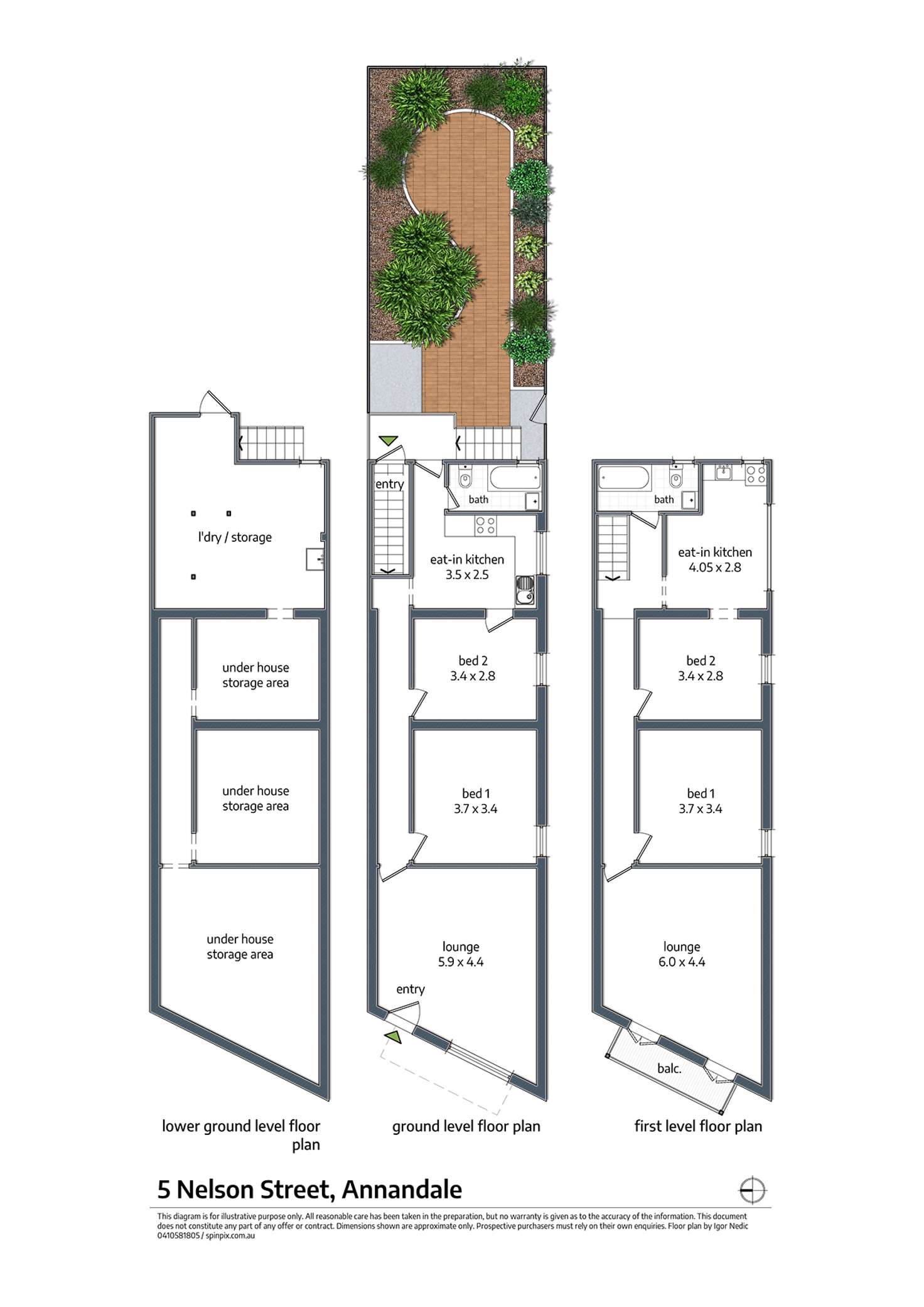 Floorplan of Homely house listing, 5 Nelson Street, Annandale NSW 2038