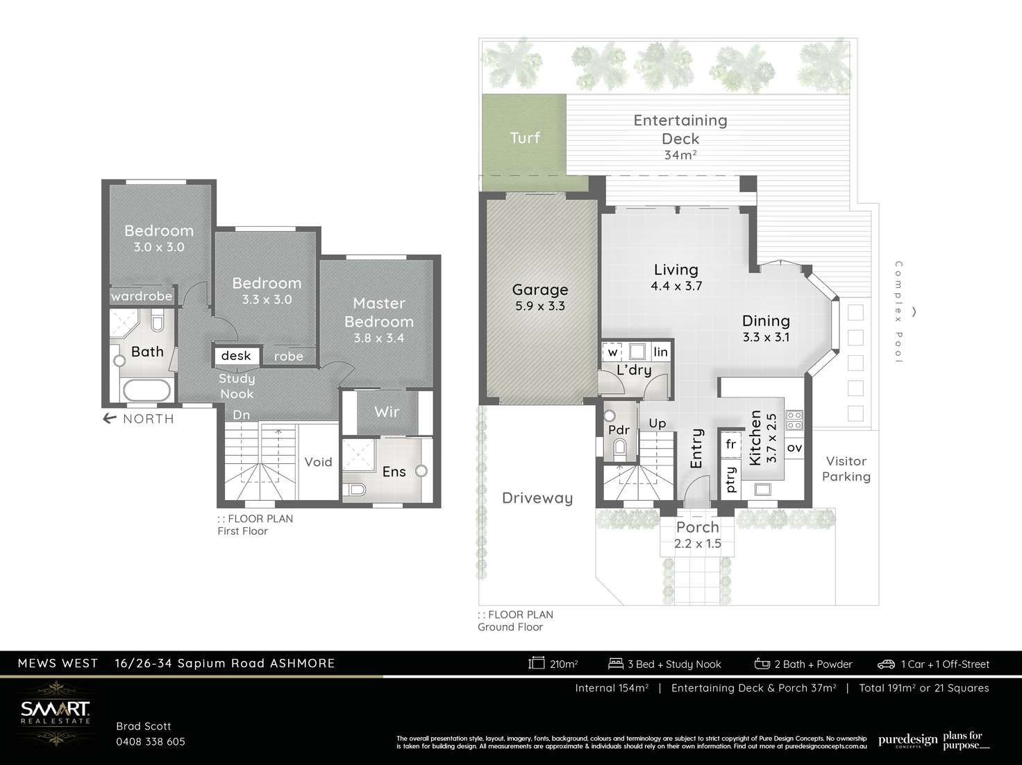 Floorplan of Homely townhouse listing, 16/26-34 Sapium Road, Ashmore QLD 4214