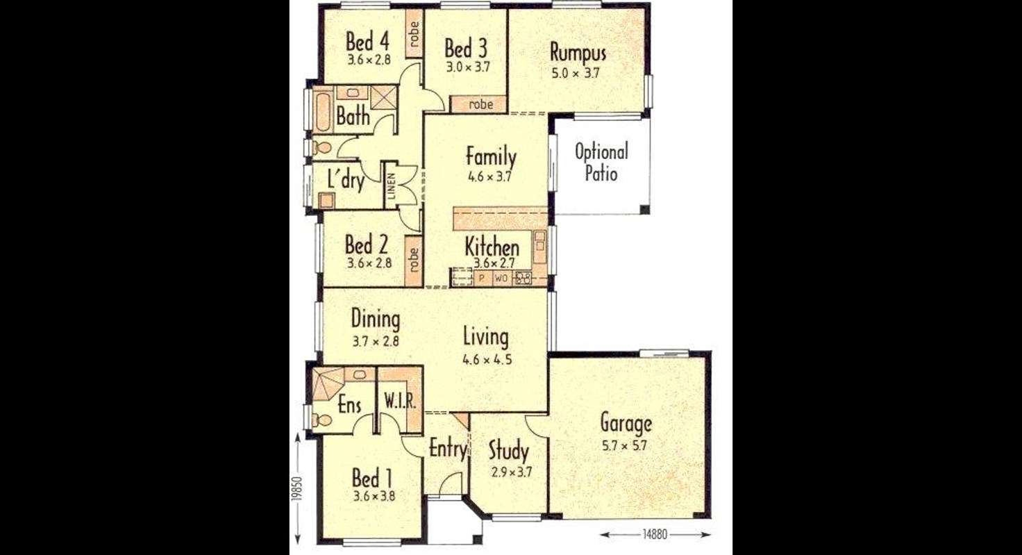 Floorplan of Homely residentialLand listing, 64 Eric Drive, Blackstone QLD 4304