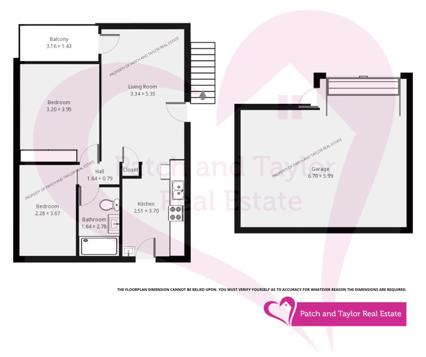 Floorplan of Homely unit listing, 2/131 Brunswick St, Lismore NSW 2480