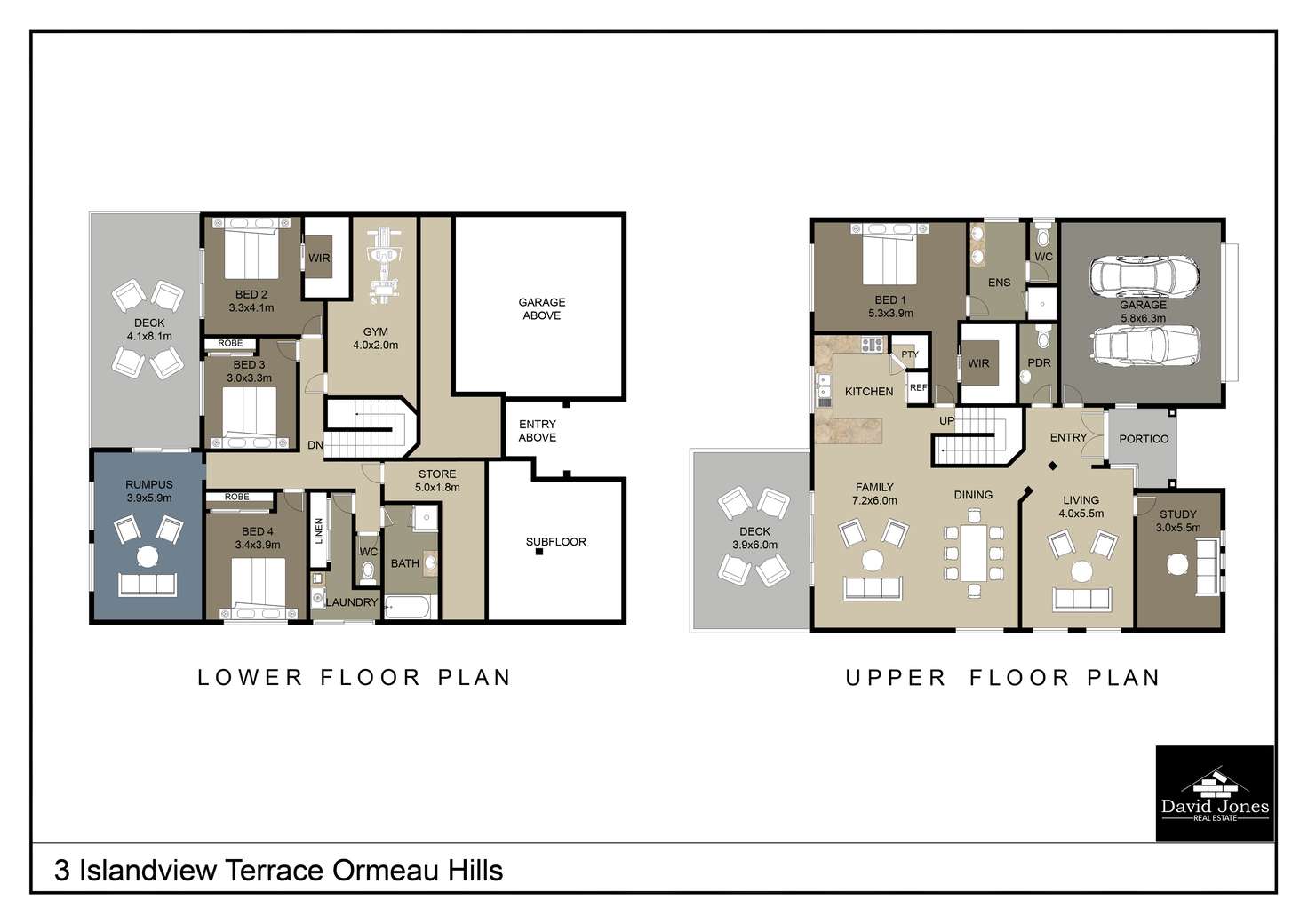 Floorplan of Homely house listing, 3 Islandview Terrace, Ormeau Hills QLD 4208