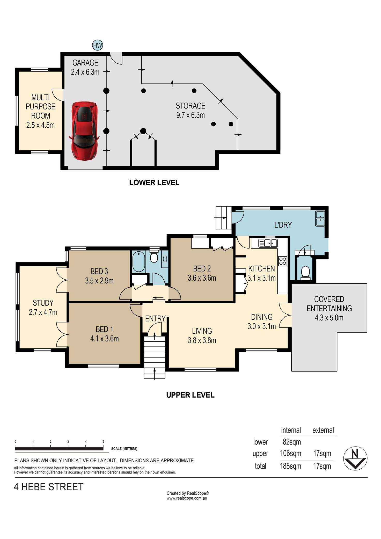 Floorplan of Homely house listing, 4 Hebe Street, Bardon QLD 4065