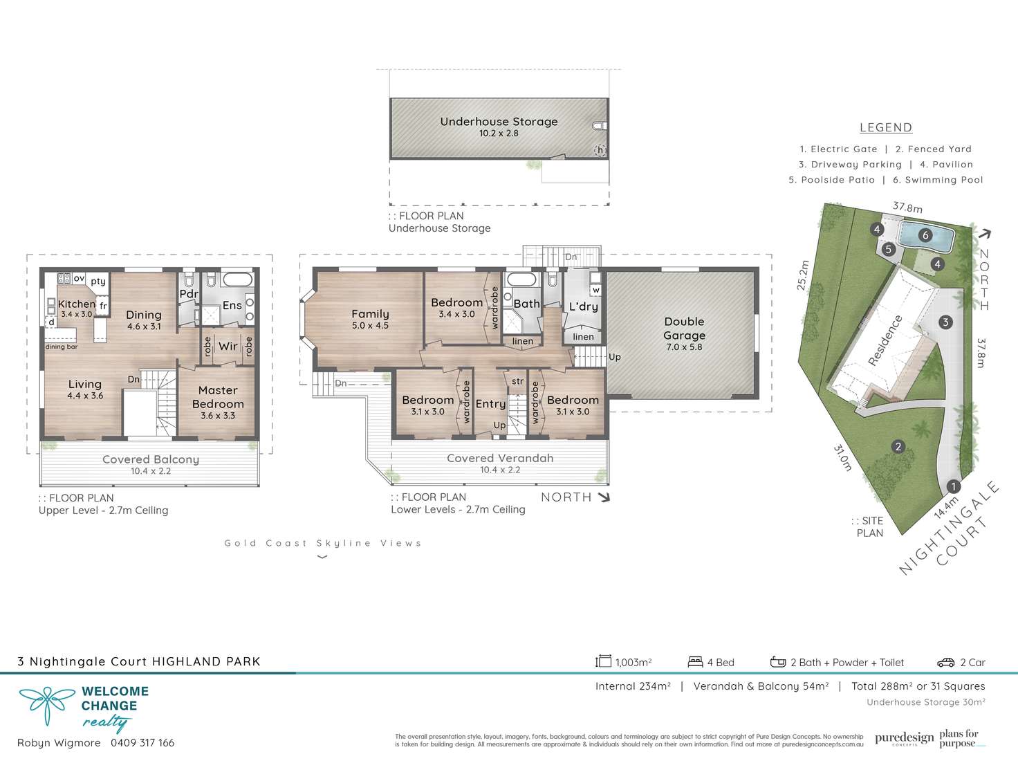 Floorplan of Homely house listing, 3 Nightingale Court, Highland Park QLD 4211