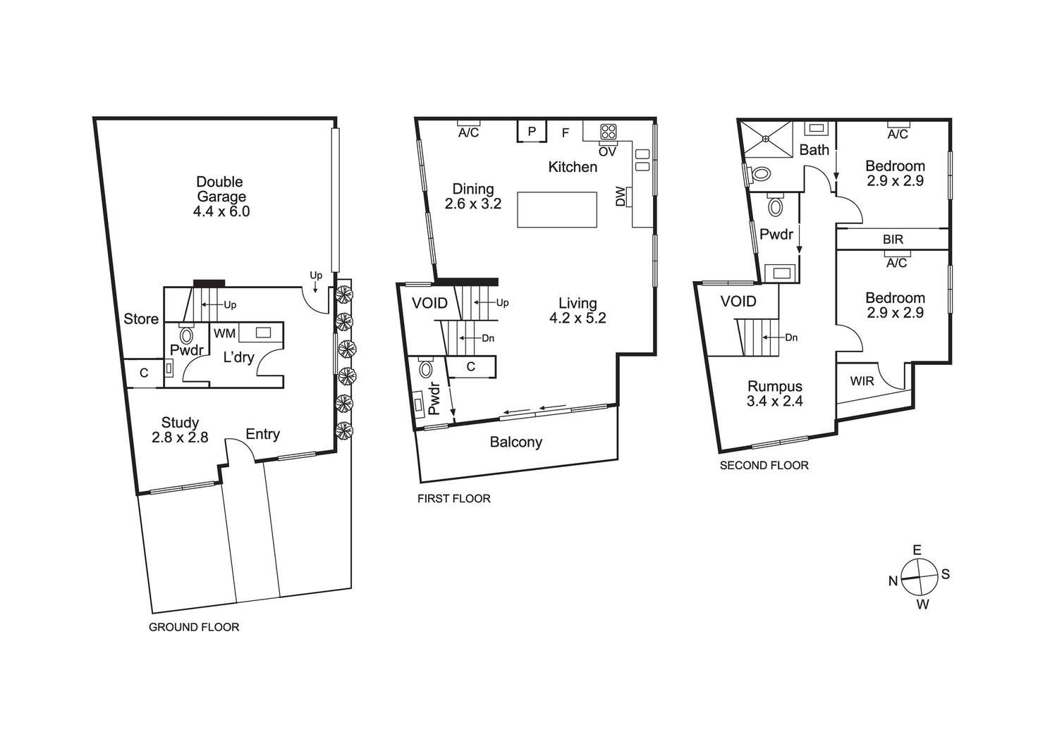 Floorplan of Homely townhouse listing, 2/848 Sydney Road, Coburg North VIC 3058