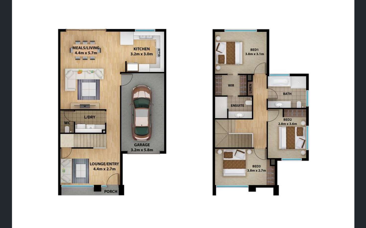Floorplan of Homely townhouse listing, 26 Charles Street, Plympton SA 5038