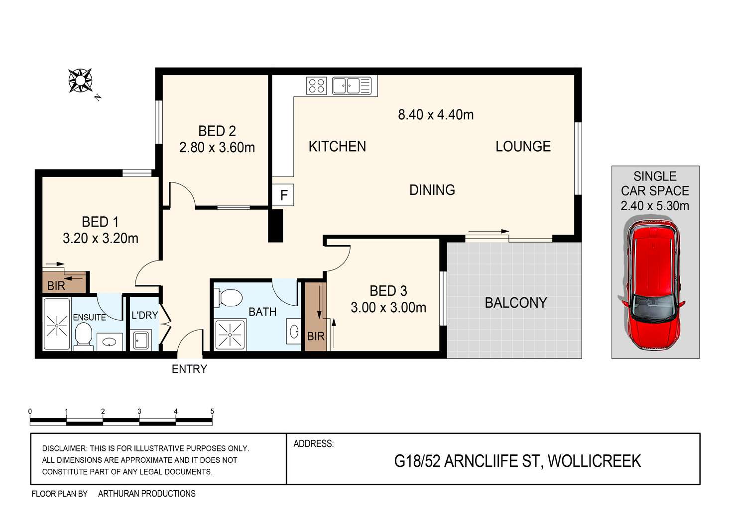 Floorplan of Homely apartment listing, G18/52-62 Arncliffe St, Wolli Creek NSW 2205