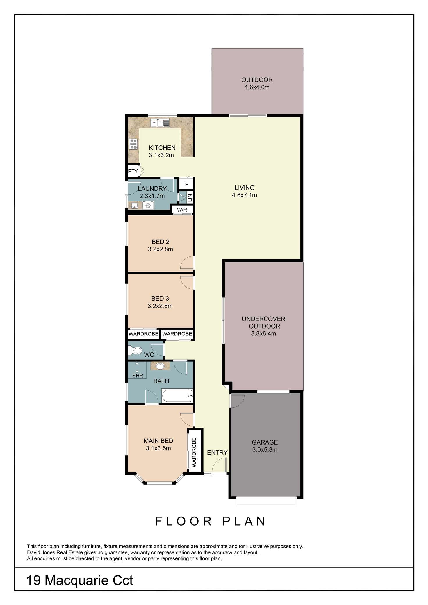 Floorplan of Homely house listing, 19 Macquarie Circuit, Forest Lake QLD 4078