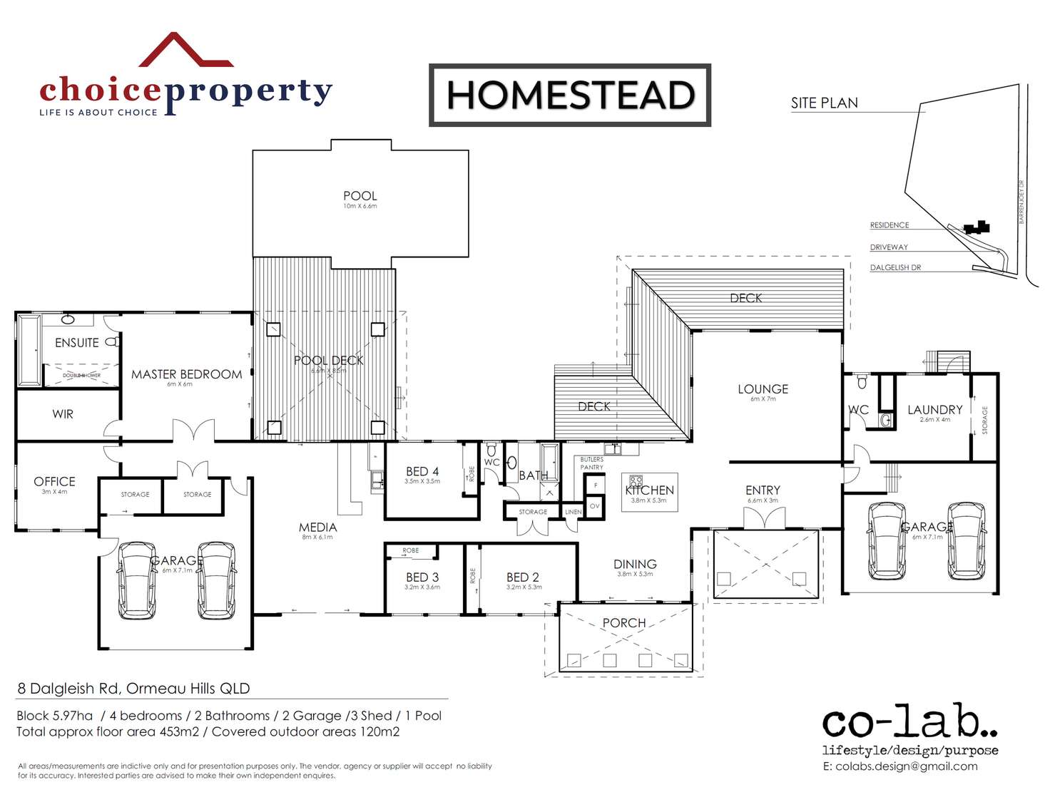 Floorplan of Homely acreageSemiRural listing, 8 DALGLEISH ROAD, Ormeau Hills QLD 4208