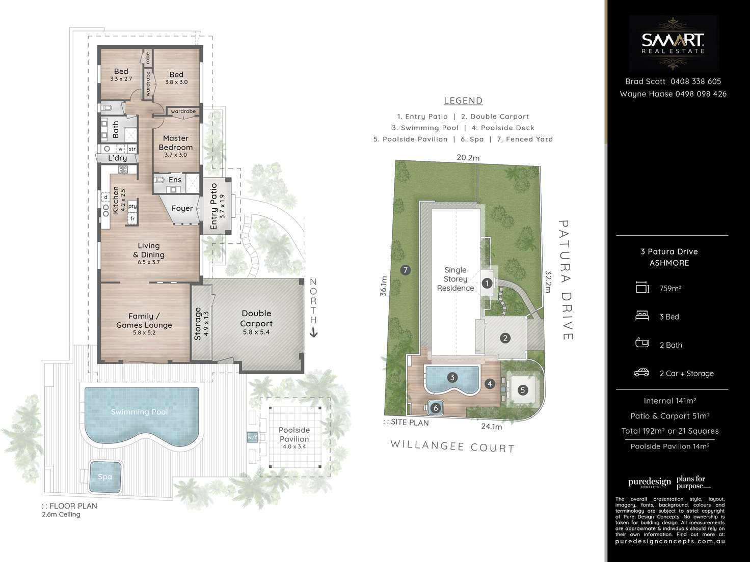 Floorplan of Homely house listing, 3 Patura Drive, Ashmore QLD 4214