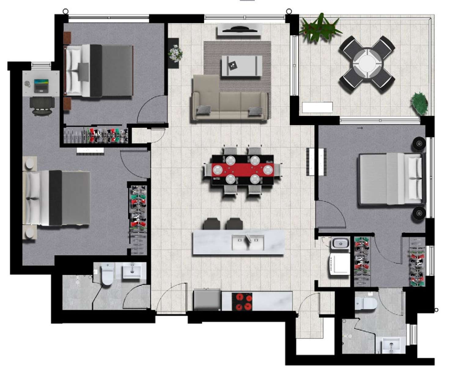 Floorplan of Homely apartment listing, 302/39-41 Khandalla Street, Upper Mount Gravatt QLD 4122