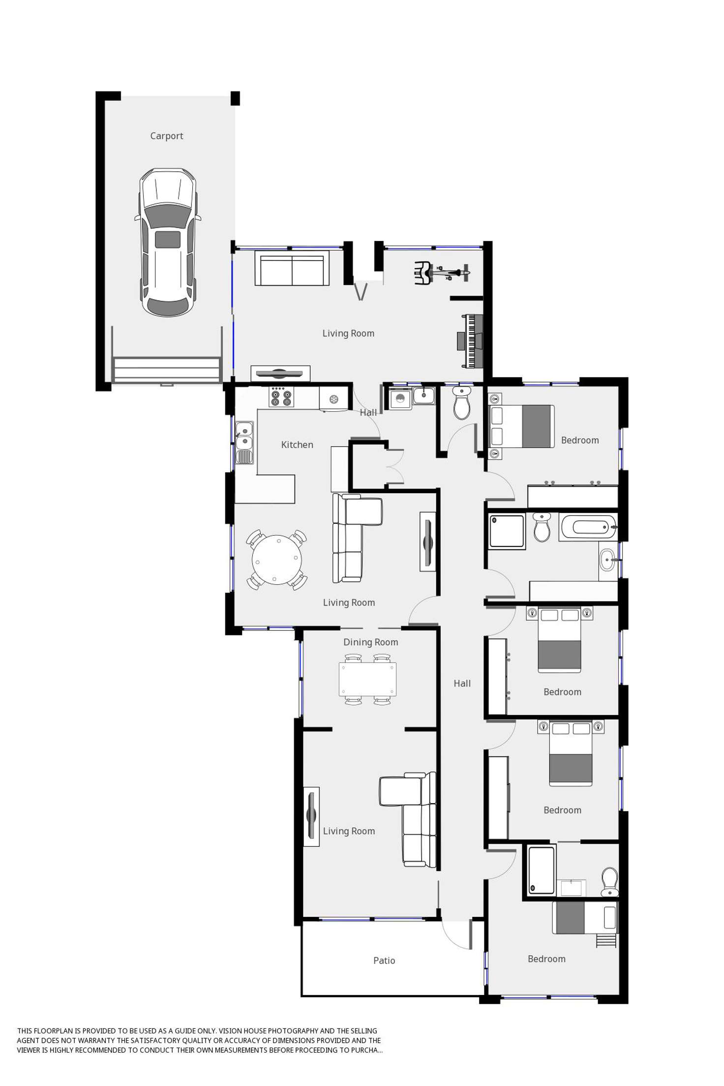 Floorplan of Homely house listing, 356 ETIWANDA AVENUE, Mildura VIC 3500
