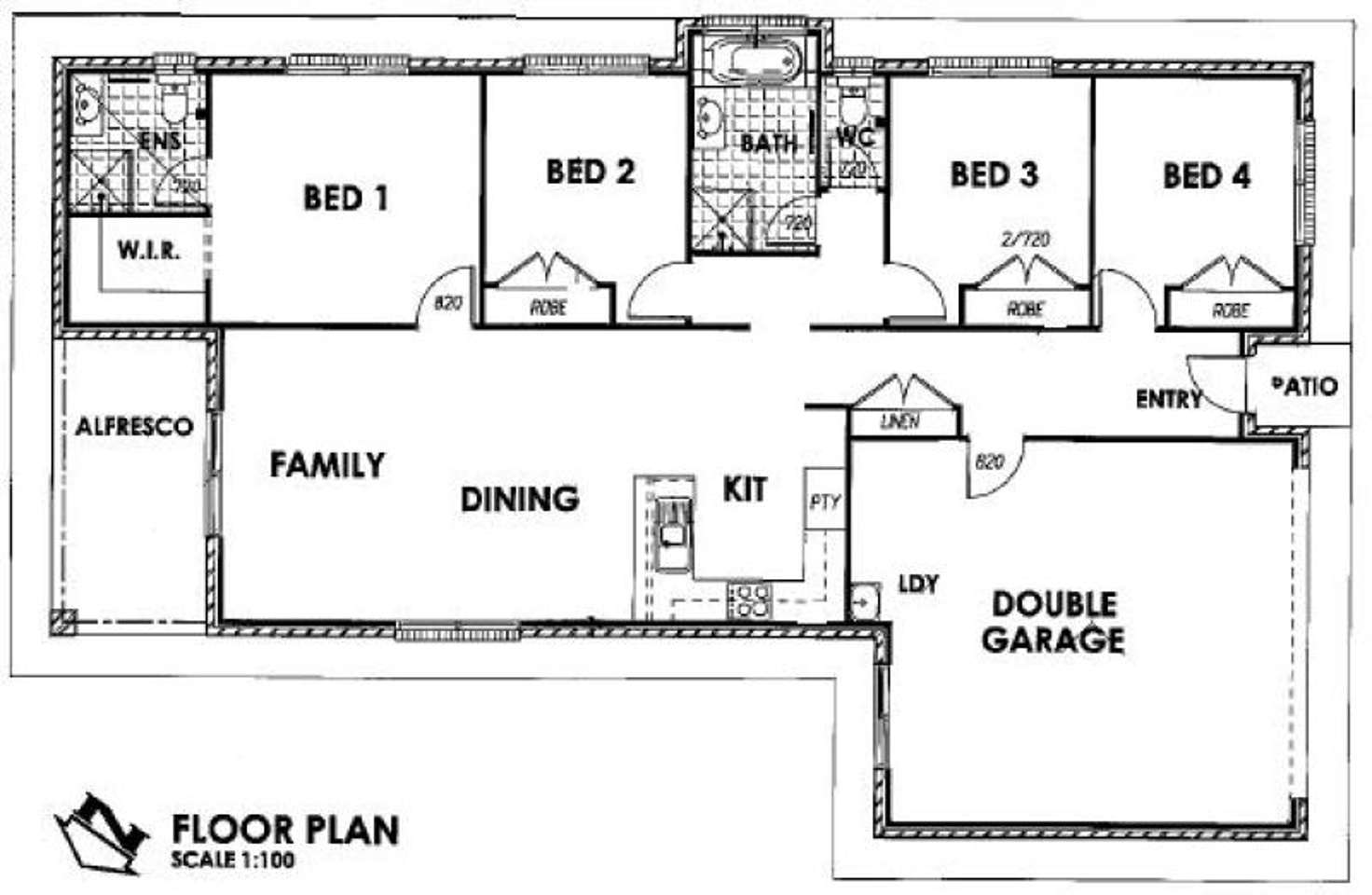Floorplan of Homely house listing, 27 Burswood Close, Wulkuraka QLD 4305