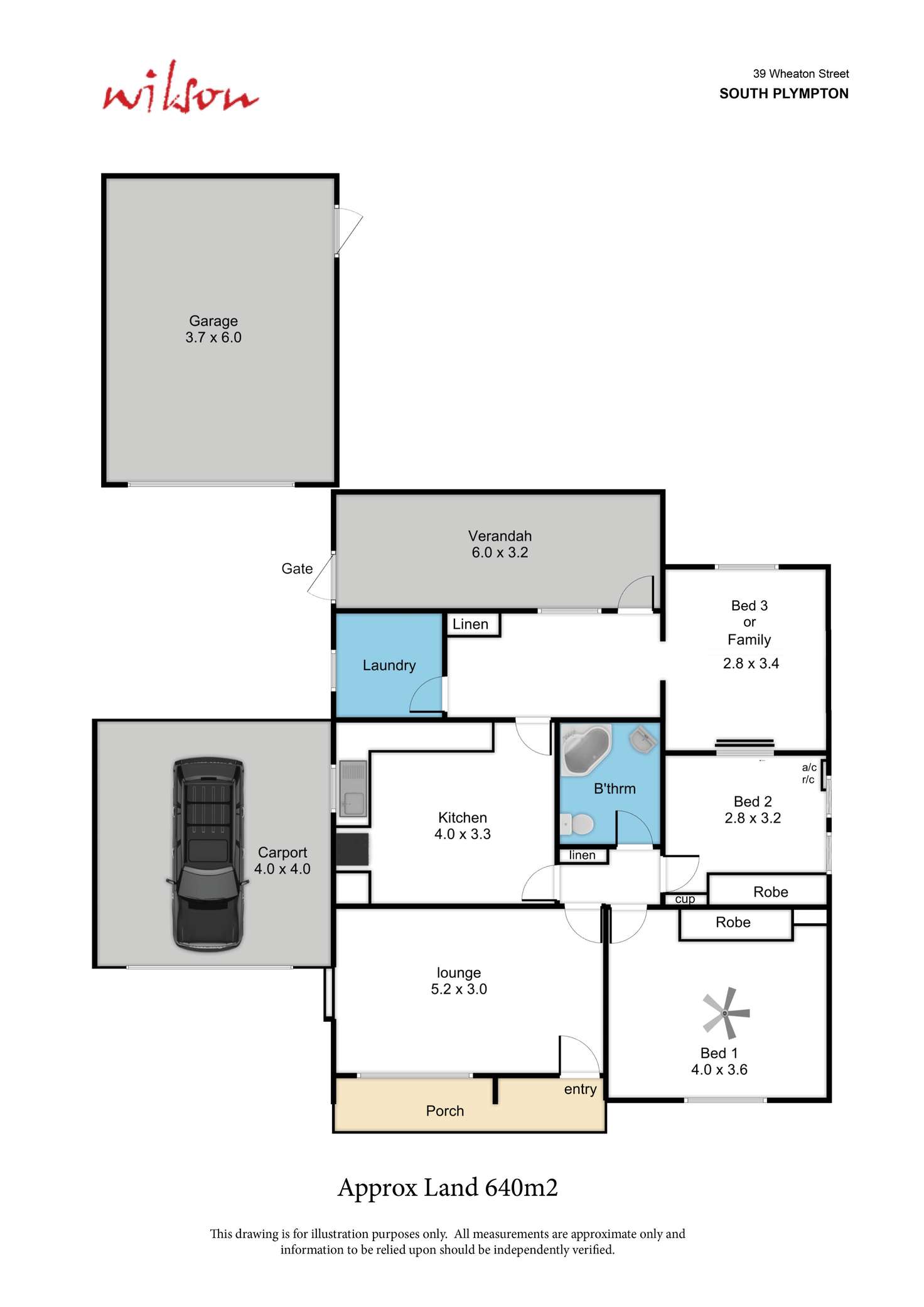 Floorplan of Homely house listing, 39 Wheaton Street, South Plympton SA 5038