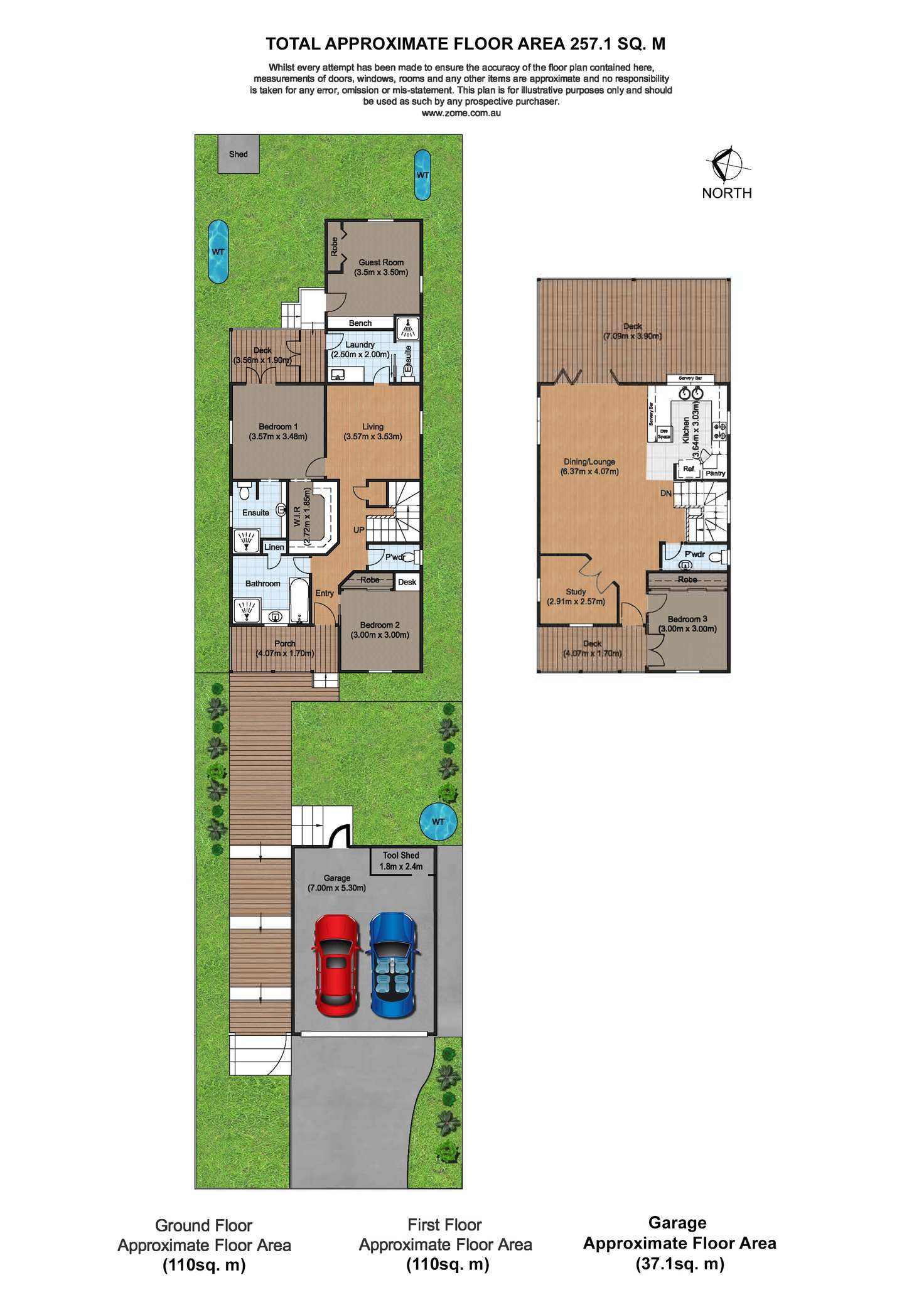 Floorplan of Homely house listing, 21 Biby Street, Tugun QLD 4224