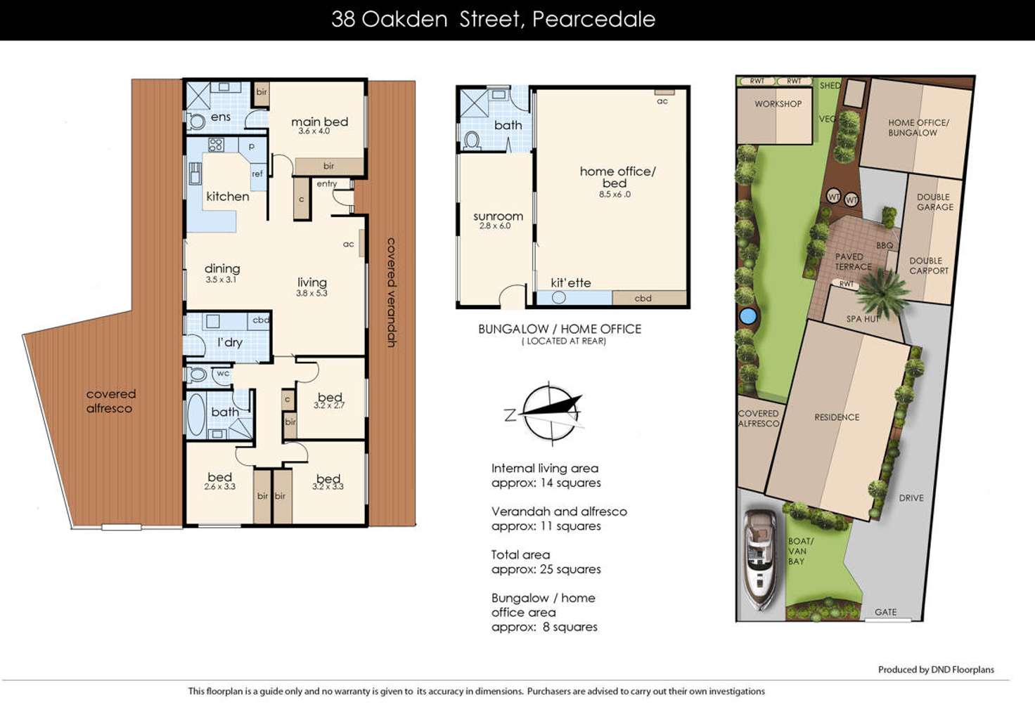 Floorplan of Homely house listing, 38 Oakden Street, Pearcedale VIC 3912