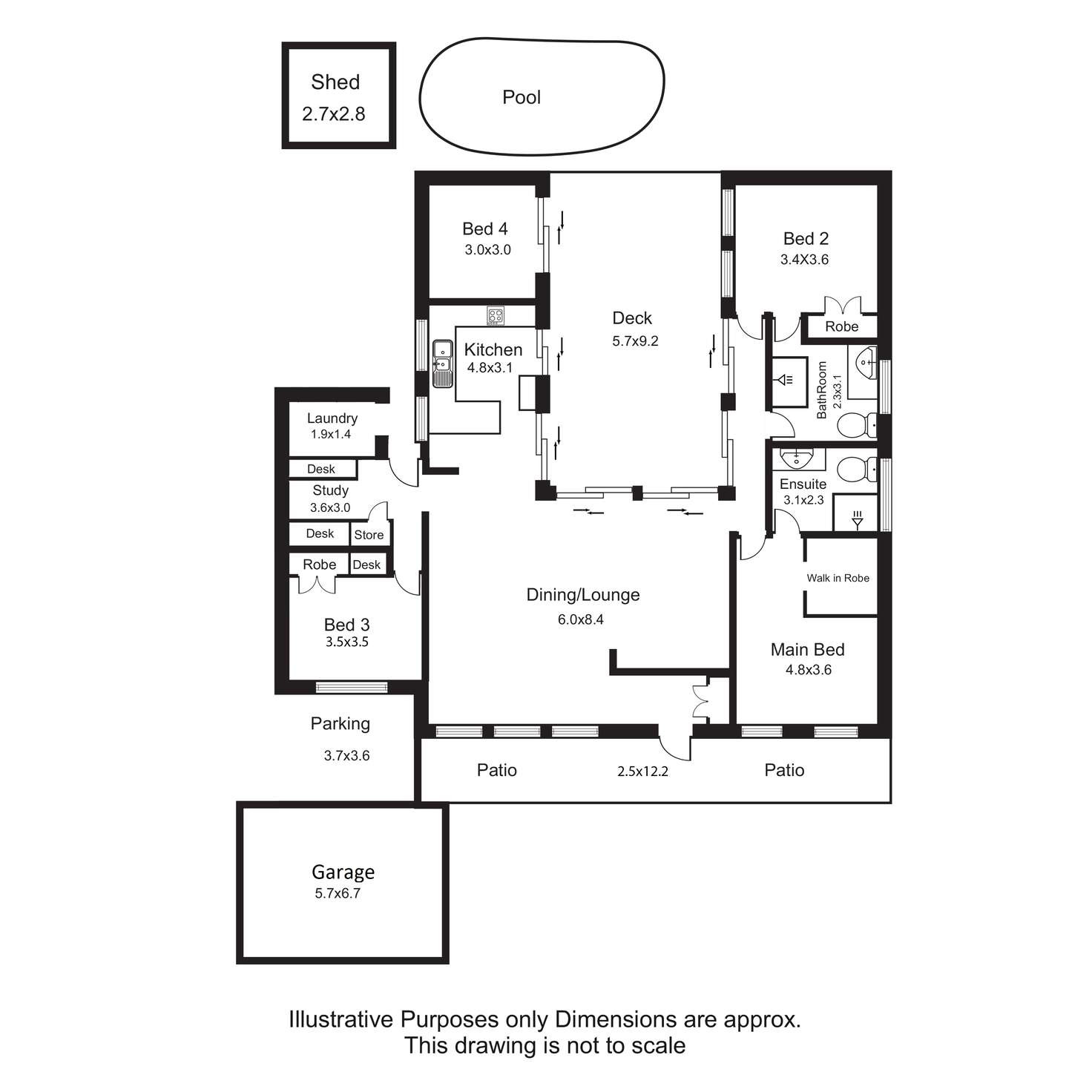 Floorplan of Homely house listing, 40 Satellite Street, Clifton Beach QLD 4879