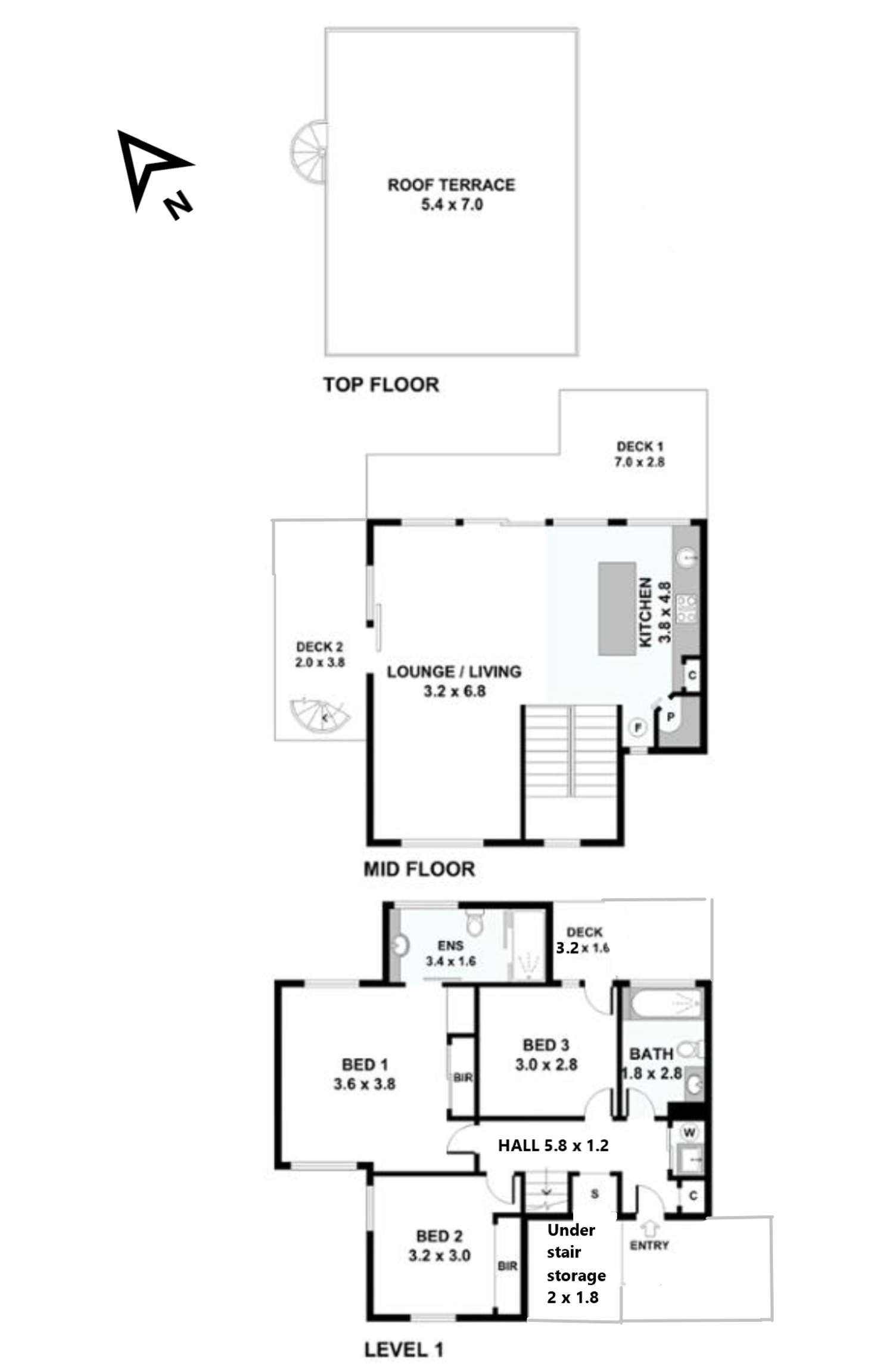 Floorplan of Homely unit listing, 7/83 Gladstone Road, Highgate Hill QLD 4101